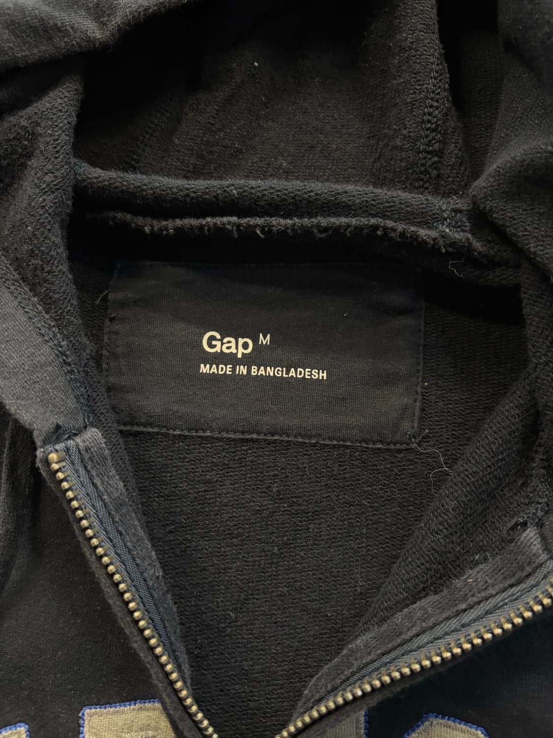 갭 GAP 자수 네이비 후드집업 상품이미지3