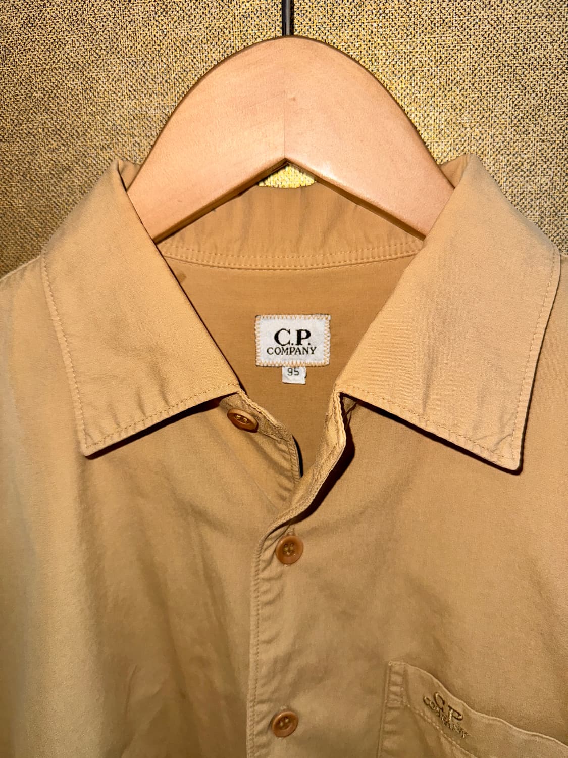 C.P. Company 올드 카멜 오버셔츠 90s 상품이미지3