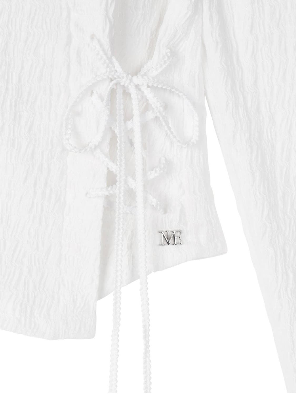 새상품) 므넴  mnem Diamond Neck Corset Hoodie 상품이미지4