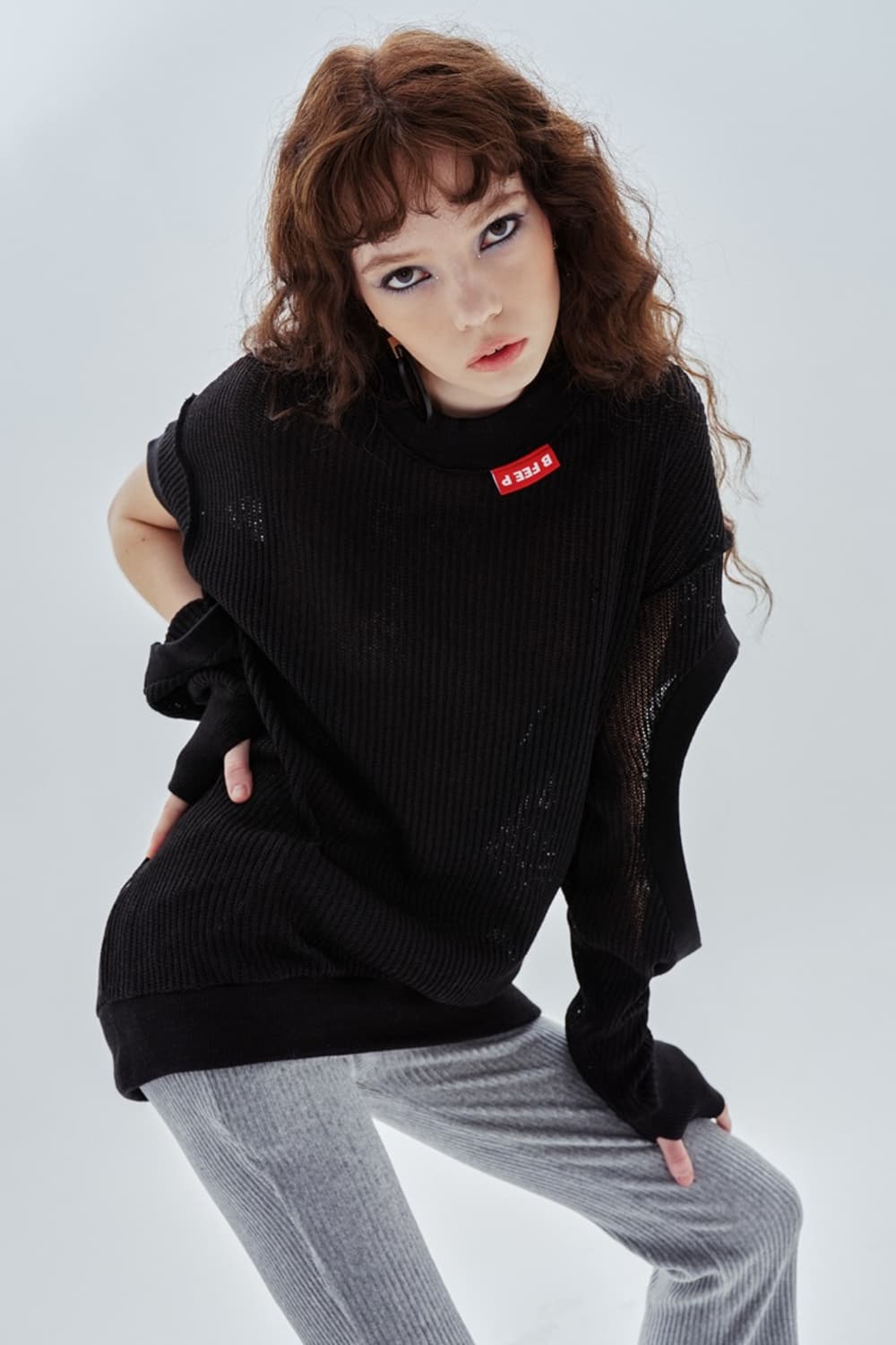 Bfeep 비피피 long hole warmer knit 상품이미지7