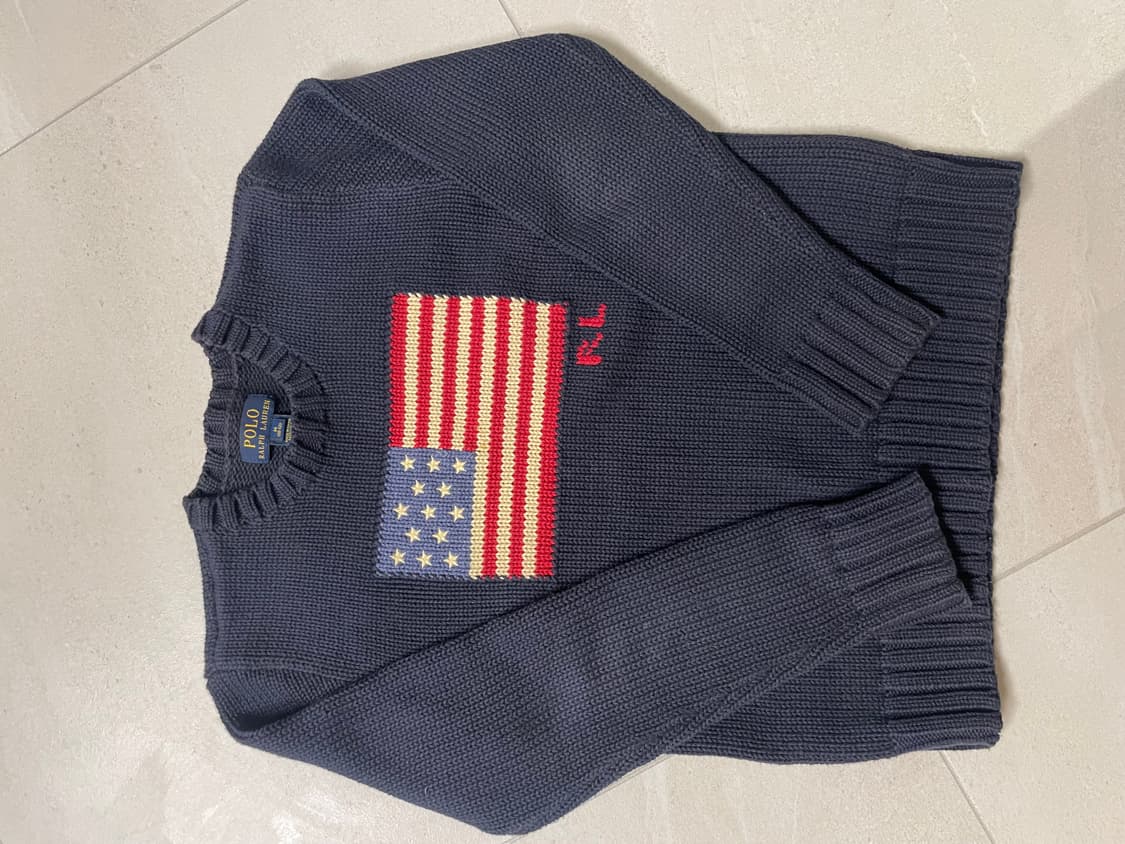 폴로 성조기 니트 상품이미지2