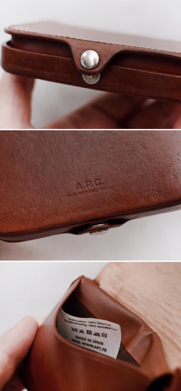 아페쎄 (A.P.C) 조쉬 베지터블 레더 컴팩트 카드.명함 지갑 상품이미지10