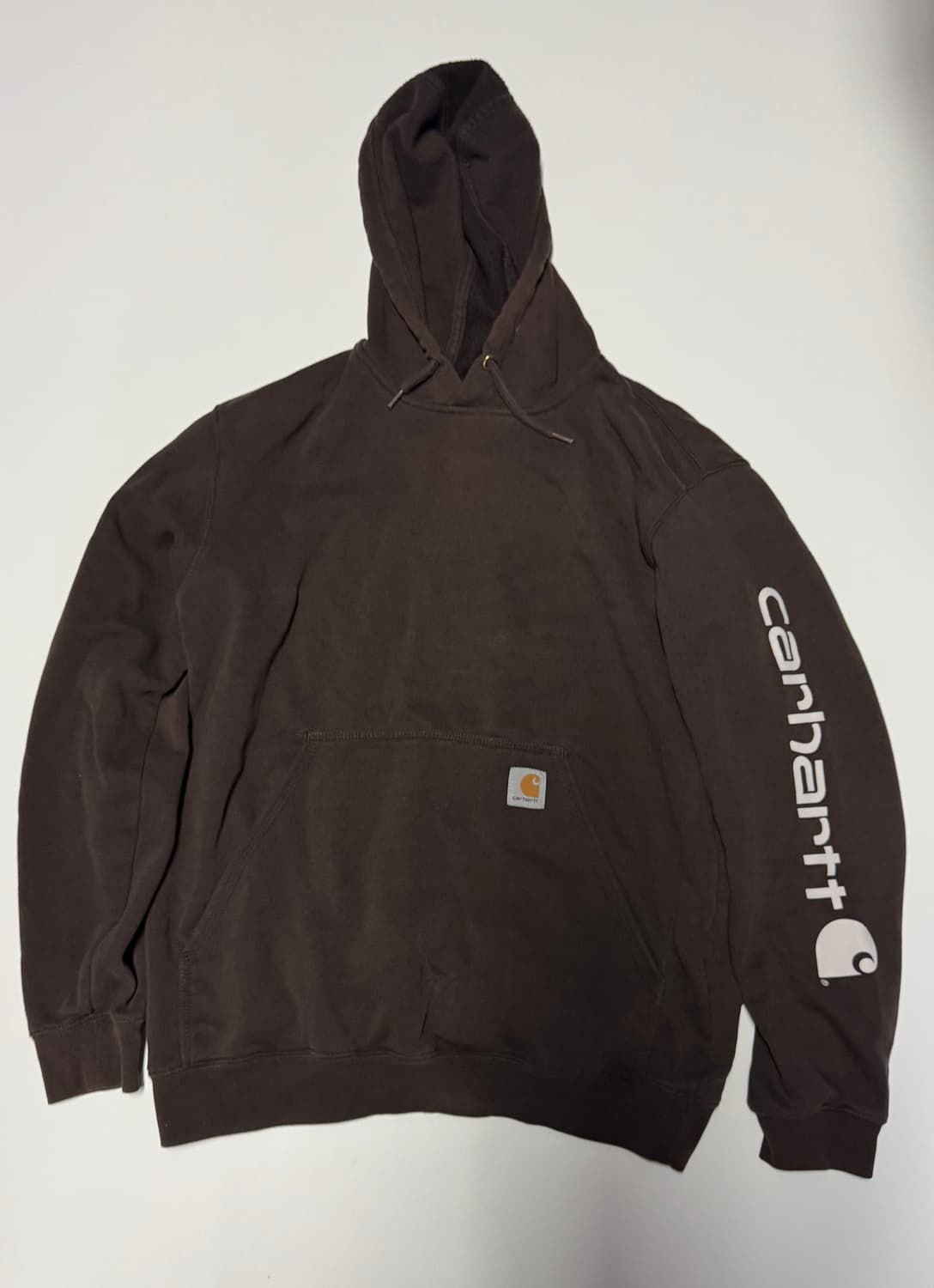 칼하트 사이드 스펠아웃 기모 코코아 후드티 L ~ XL 상품이미지1