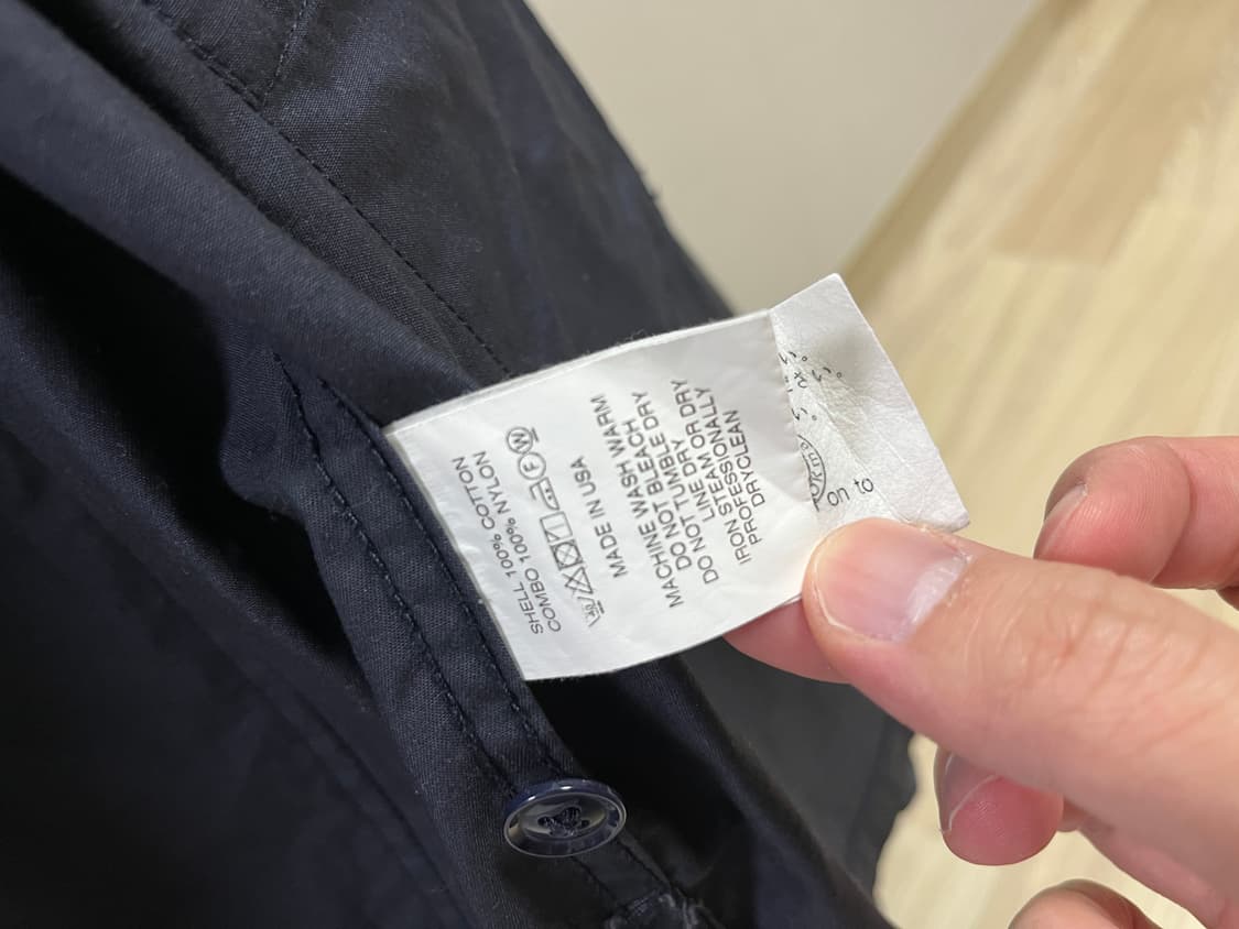 엔지니어드가먼츠 피싱오버셔츠 M 네이비 상품이미지9