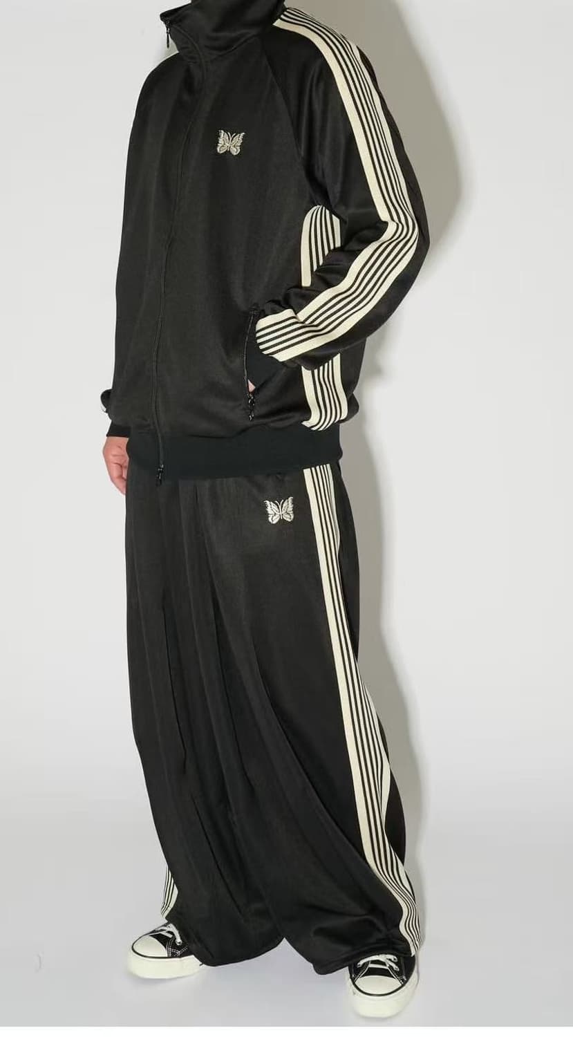 니들스 별주 폴리트랙자켓 블랙화이트 L 상품이미지5