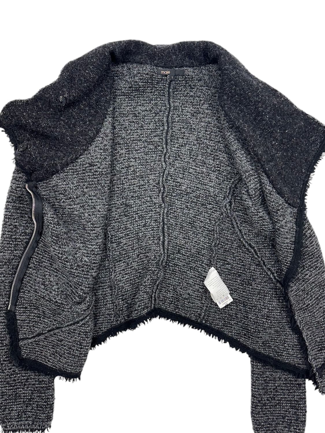 마쥬 니트 라이더 자켓 상품이미지5