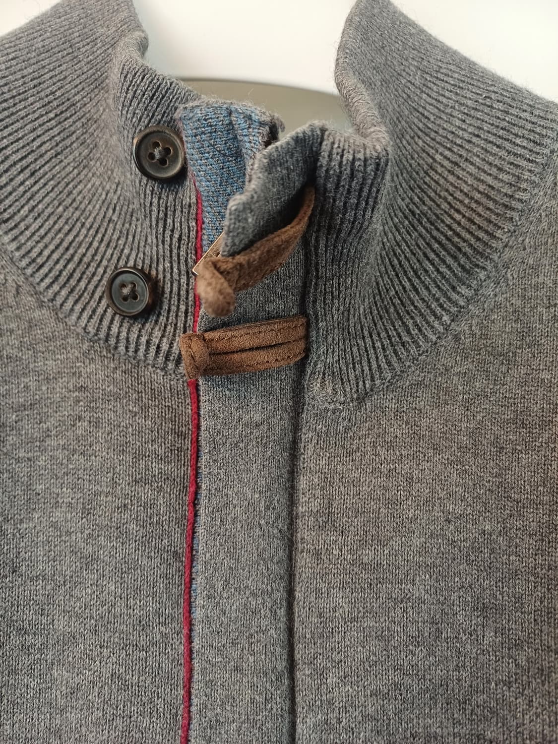 [XL] 마시모 두띠(Massimo Dutti) 코튼 캐시미어 쿼터 집업 상품이미지3