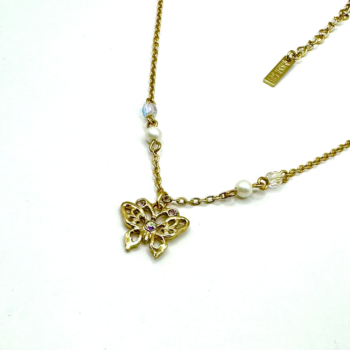 Annasui gold butterfly necklace 상품이미지1
