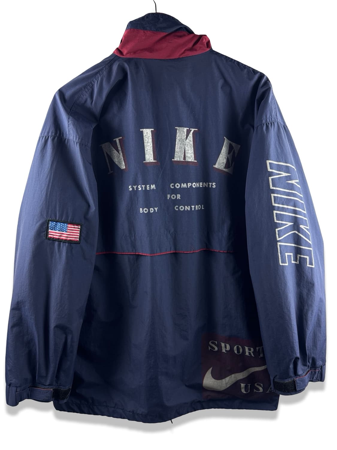 90S 나이키 USA 스우시 올드스쿨 네이비 자켓4114 상품이미지2