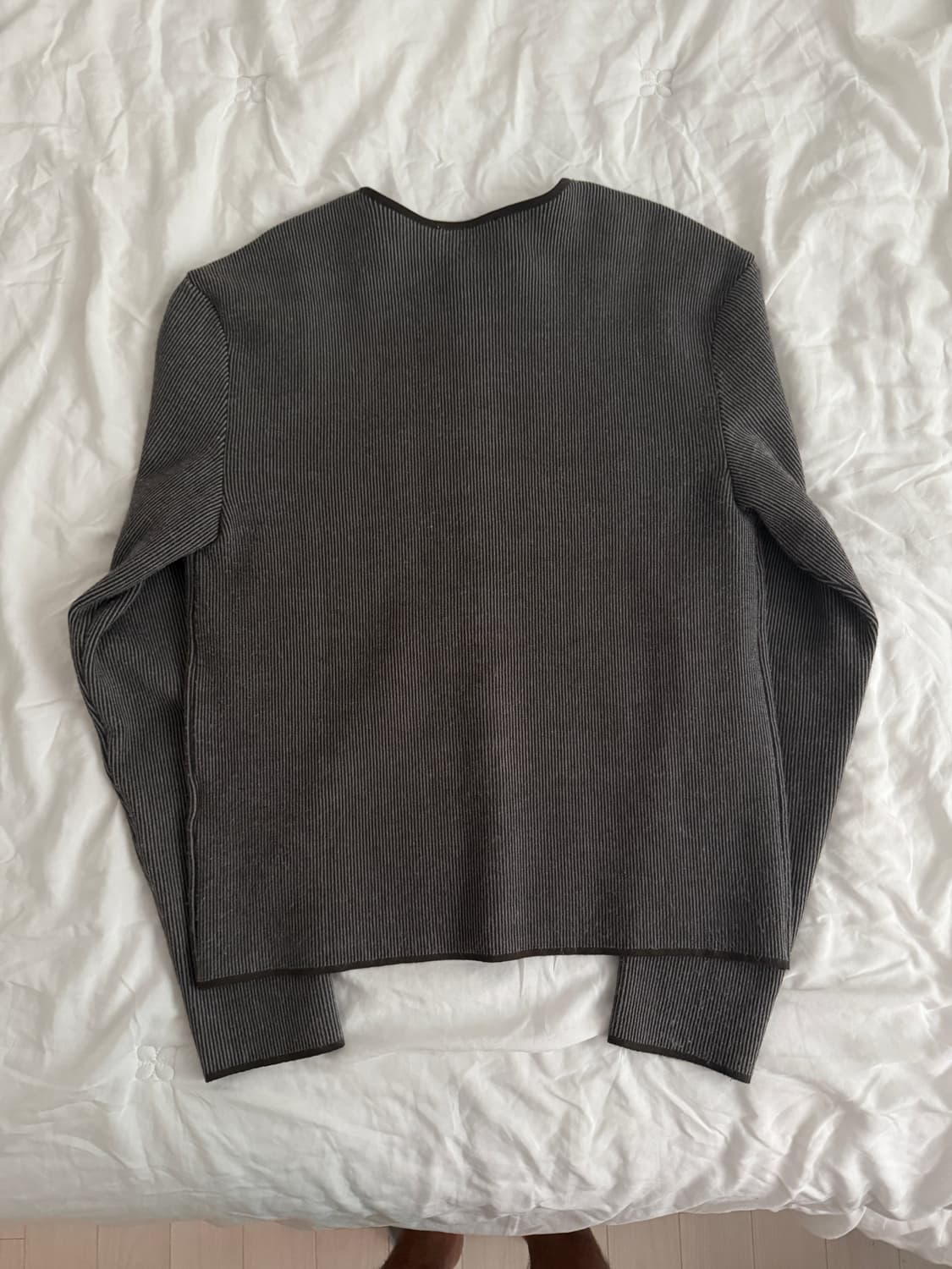 아모멘토 STRIPE BUTTON UP CARDIGAN M size 상품이미지2