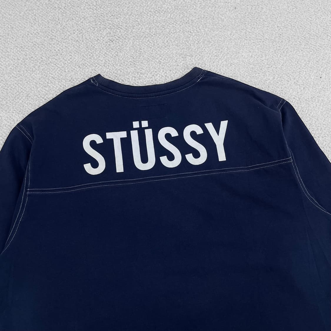 스투시 Stussy 스펠 로고 코튼 반팔 티셔츠 상품이미지3