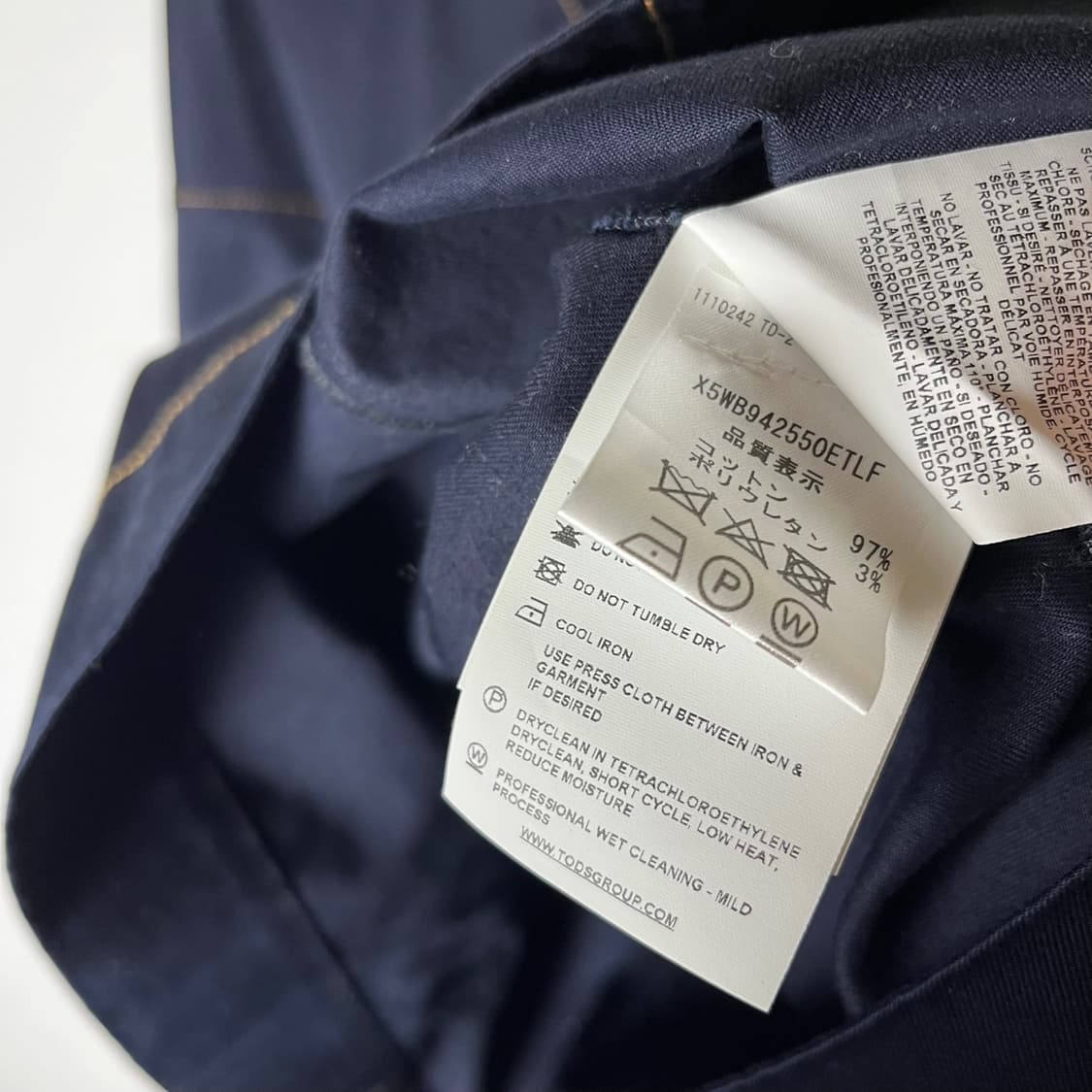 [Tod's] 토즈 스티치 코튼 블라우스 상품이미지6