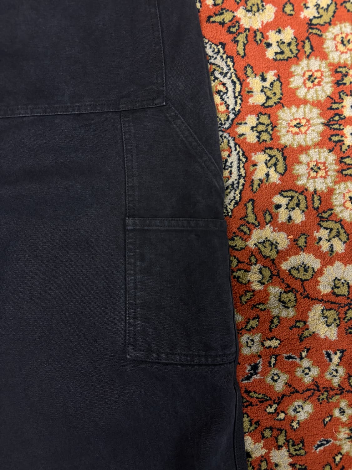 [L] 파르티멘토 더블니 팬츠 블랙 상품이미지6