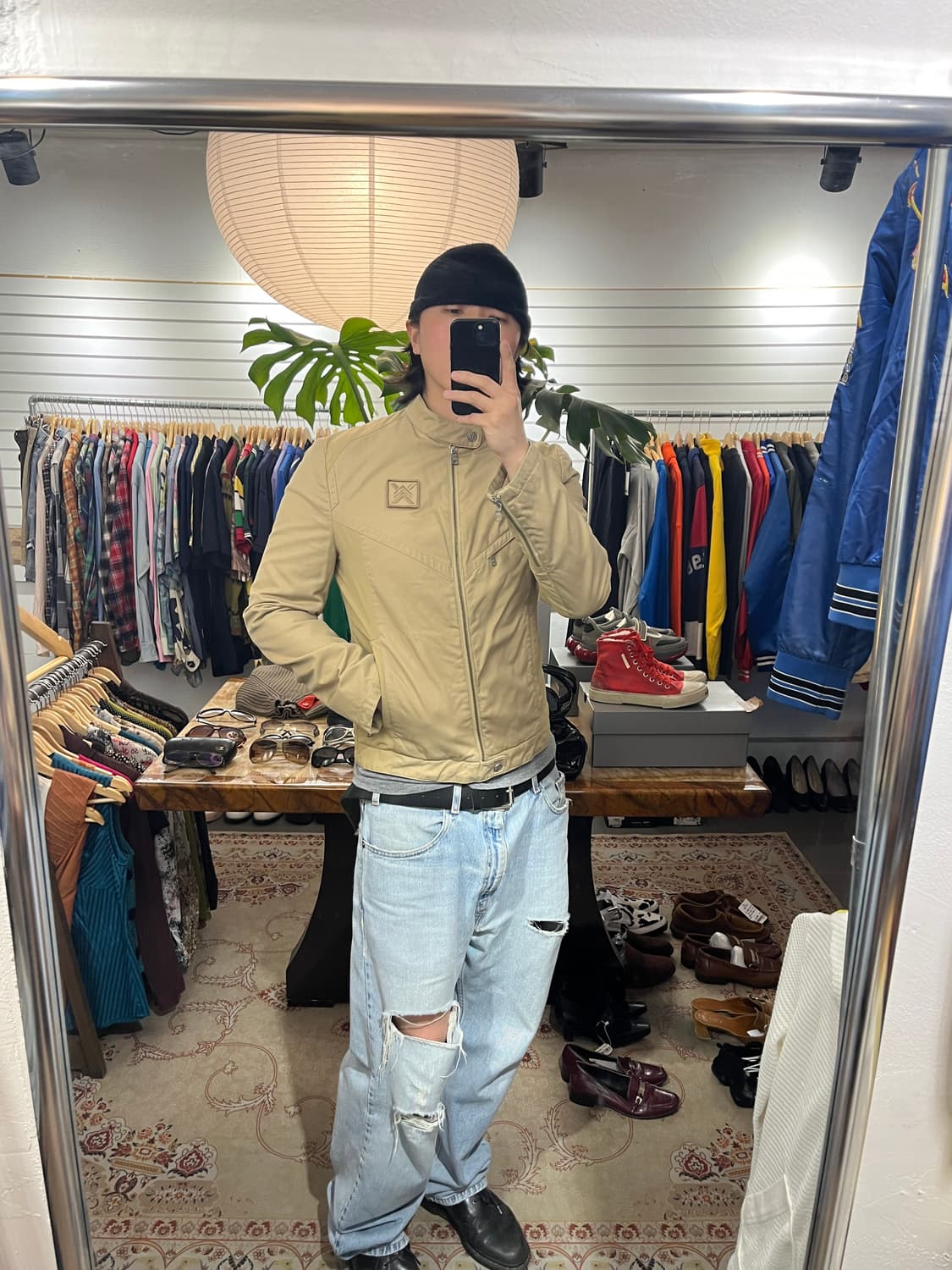 아르마니 익스체인지 코튼 바이커 자켓 상품이미지6