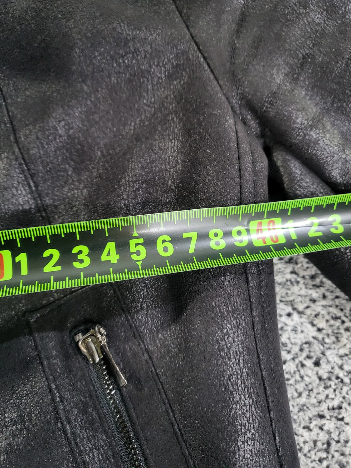 블랙 무스탕(시어링 자켓) 상품이미지6