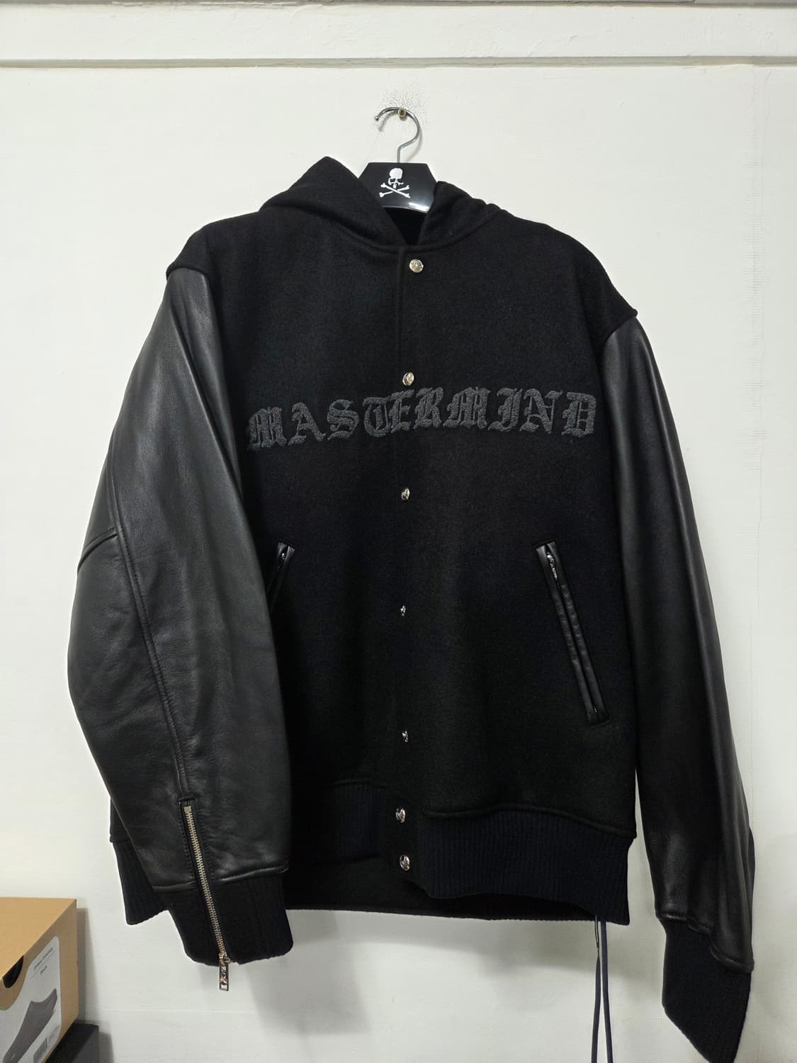 마스터마인드재팬 캐시미어 바시티 후드 L 상품이미지1