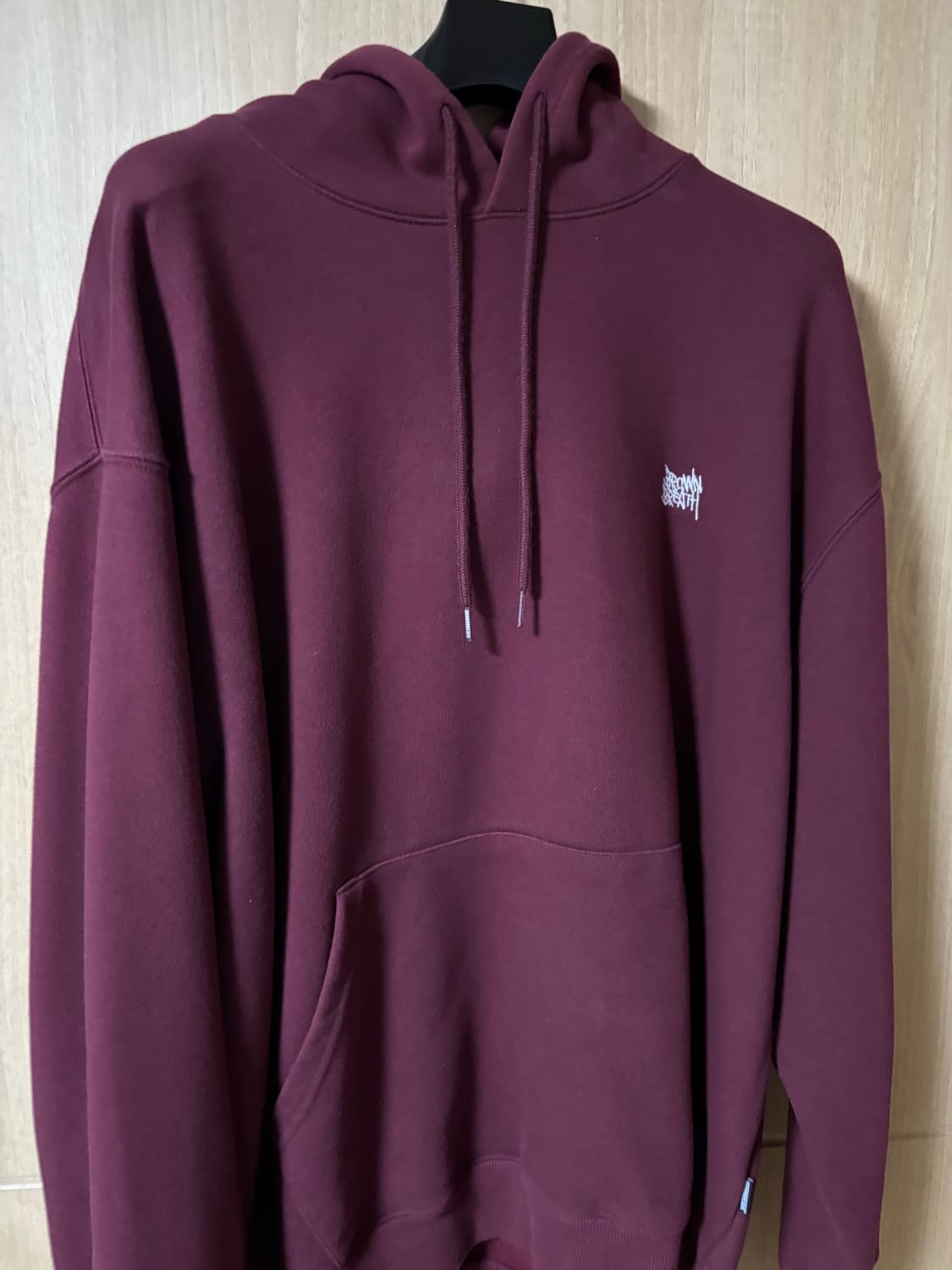 브라운브레스 버건디 후드티 XL 상품이미지1