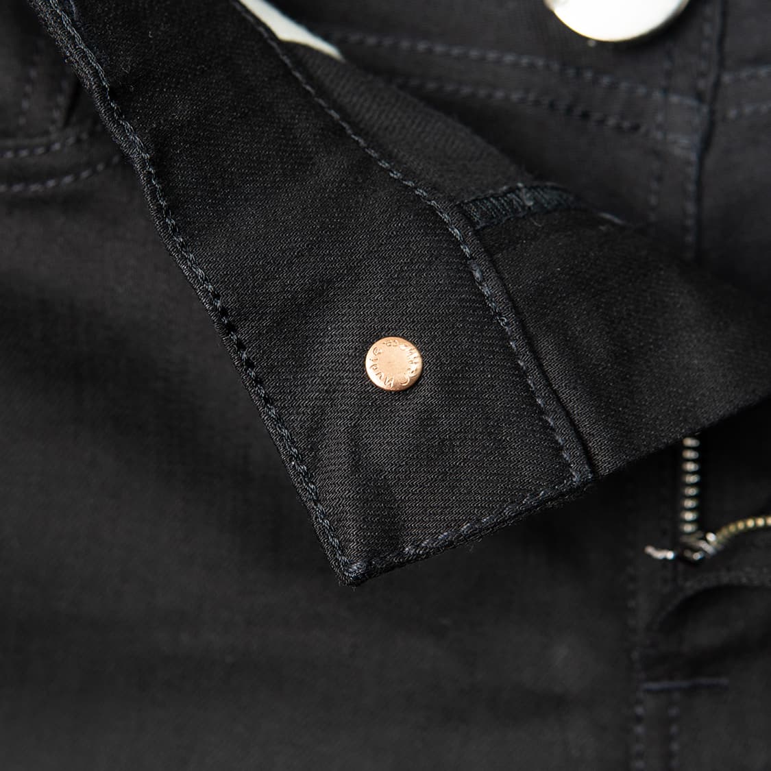 [28] 누디진 이태리 메이드 씬핀 오가닉 블랙링 데님팬츠 미사용 신품  상품이미지6