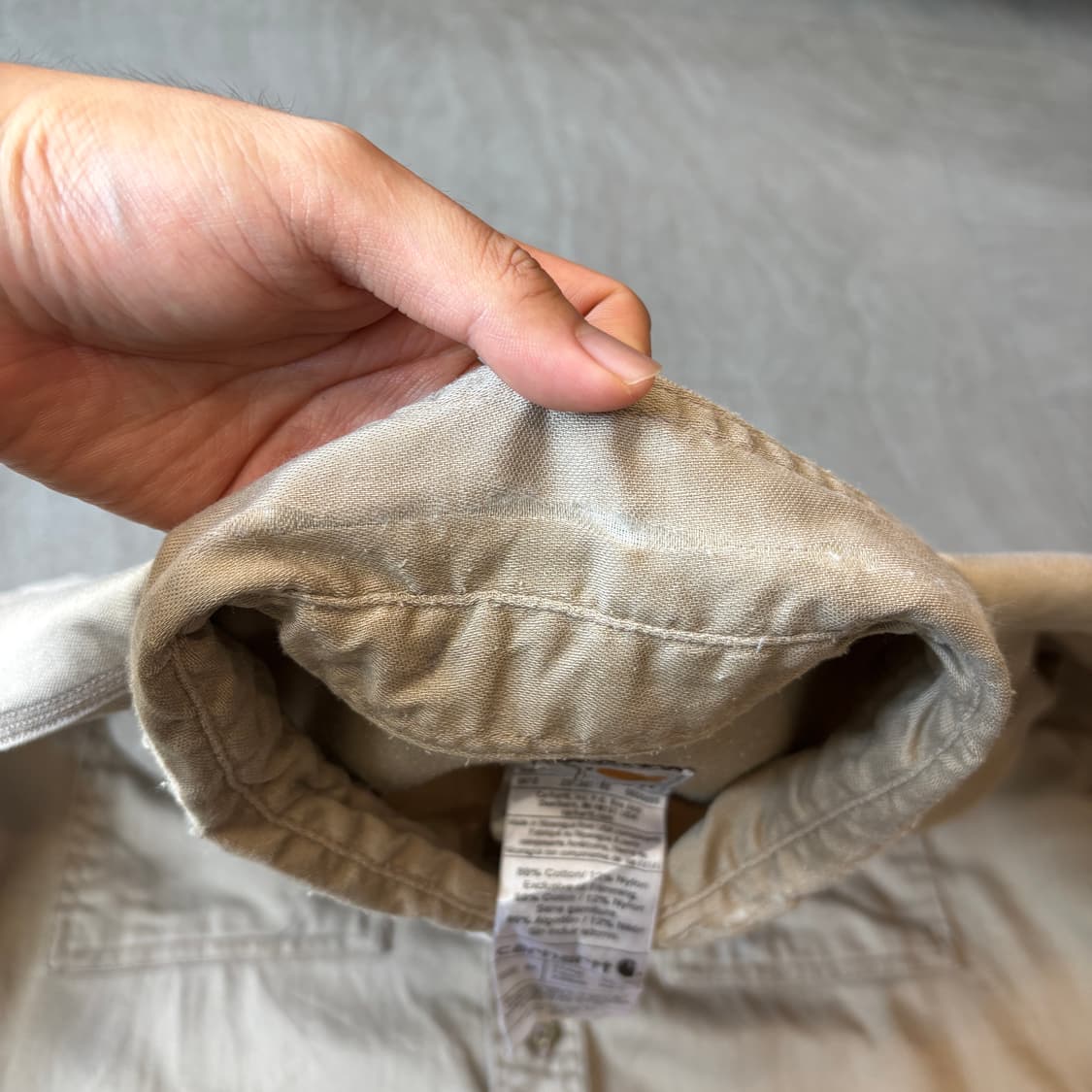 칼하트 정품 FR 오리지널 베이지 긴팔 셔츠 상품이미지8