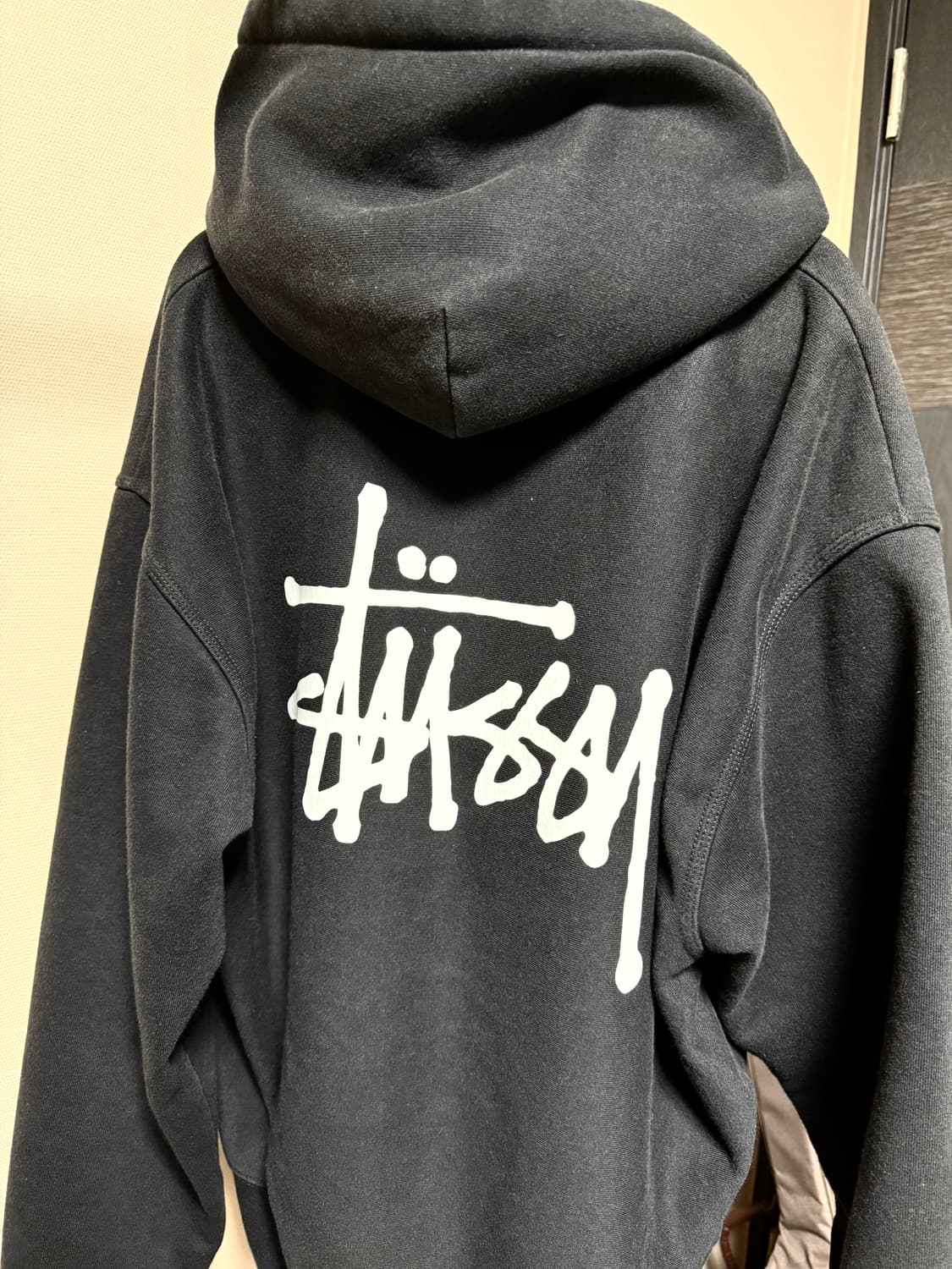 스투시 베이직 후드집업 블랙 상품이미지2