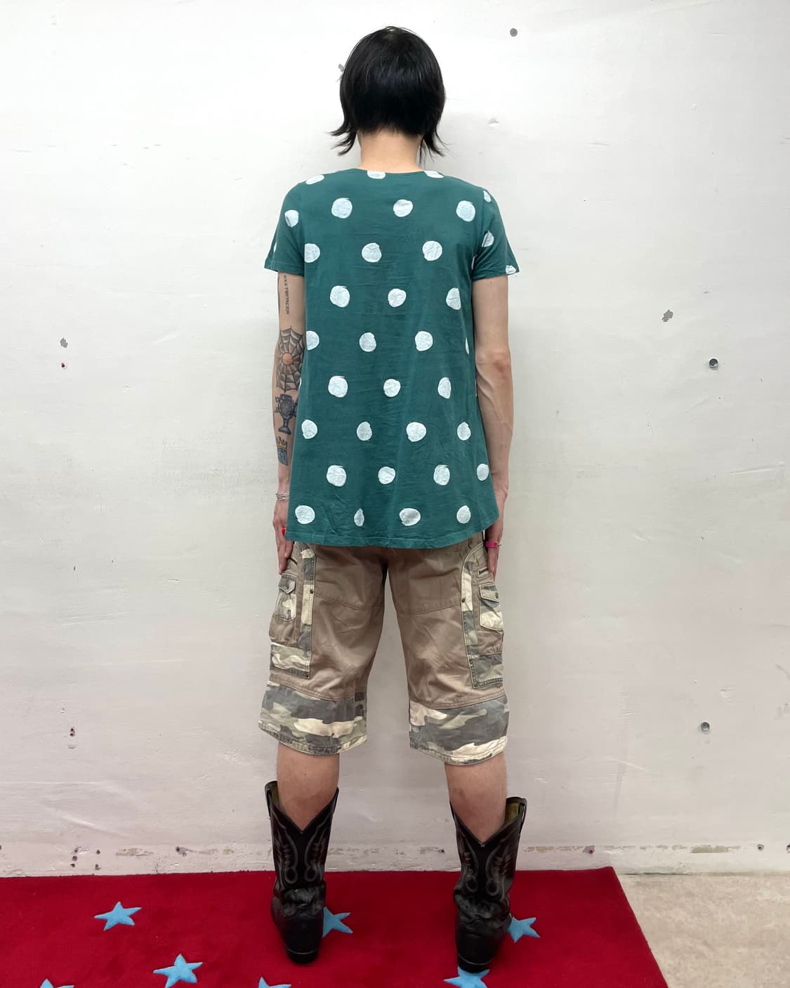 White Dot Green T-Shirt 상품이미지4