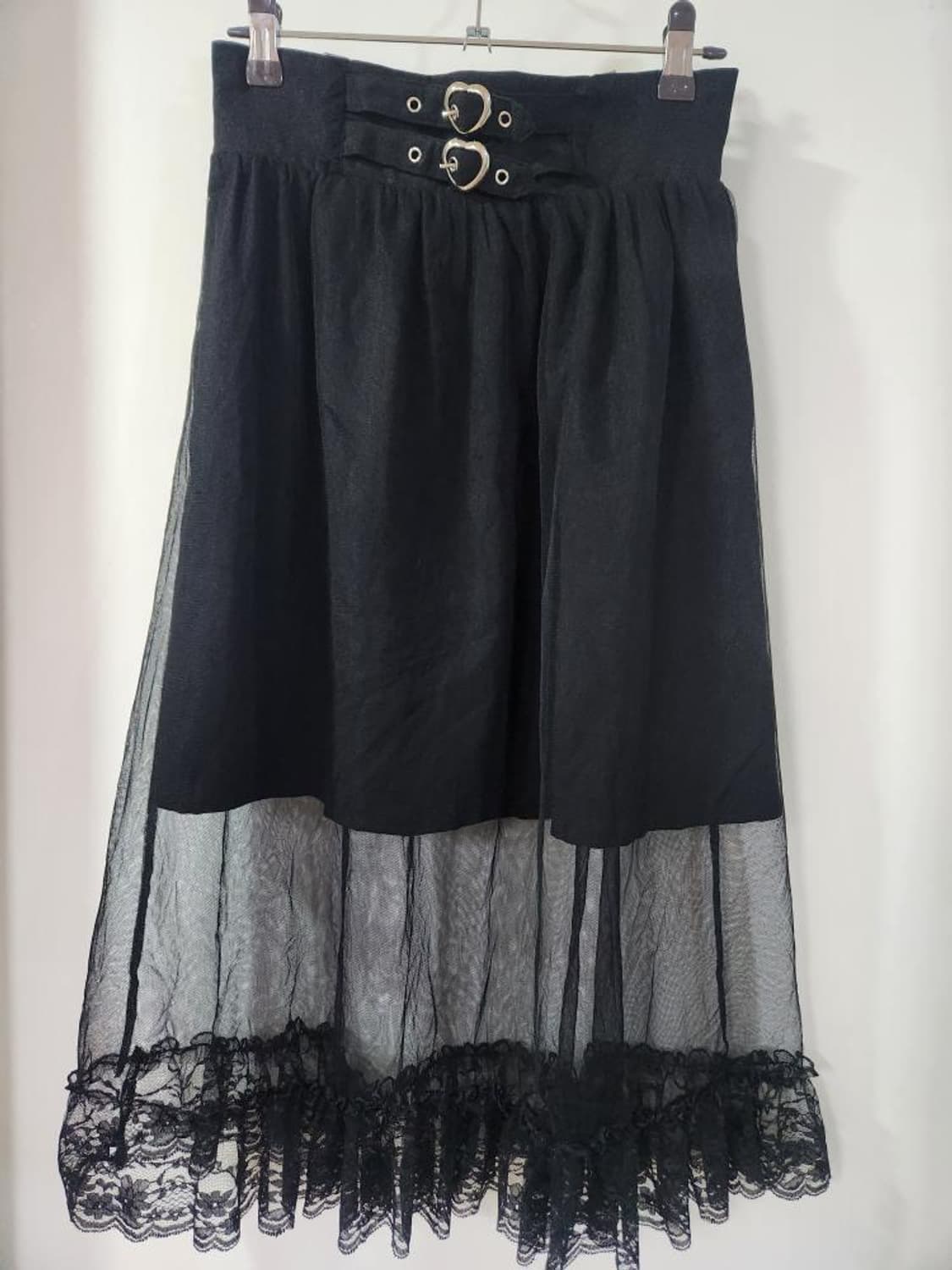 급처 설명 필독 MA*RS 마즈 하트 버클 로지타 스커트 상품이미지2