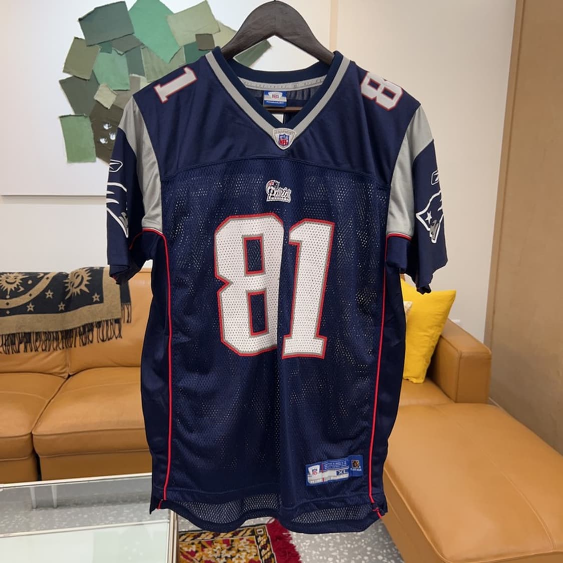 NFL 뉴잉글랜드 럭비 유니폼 져지 반팔티 100 C04365  상품이미지1