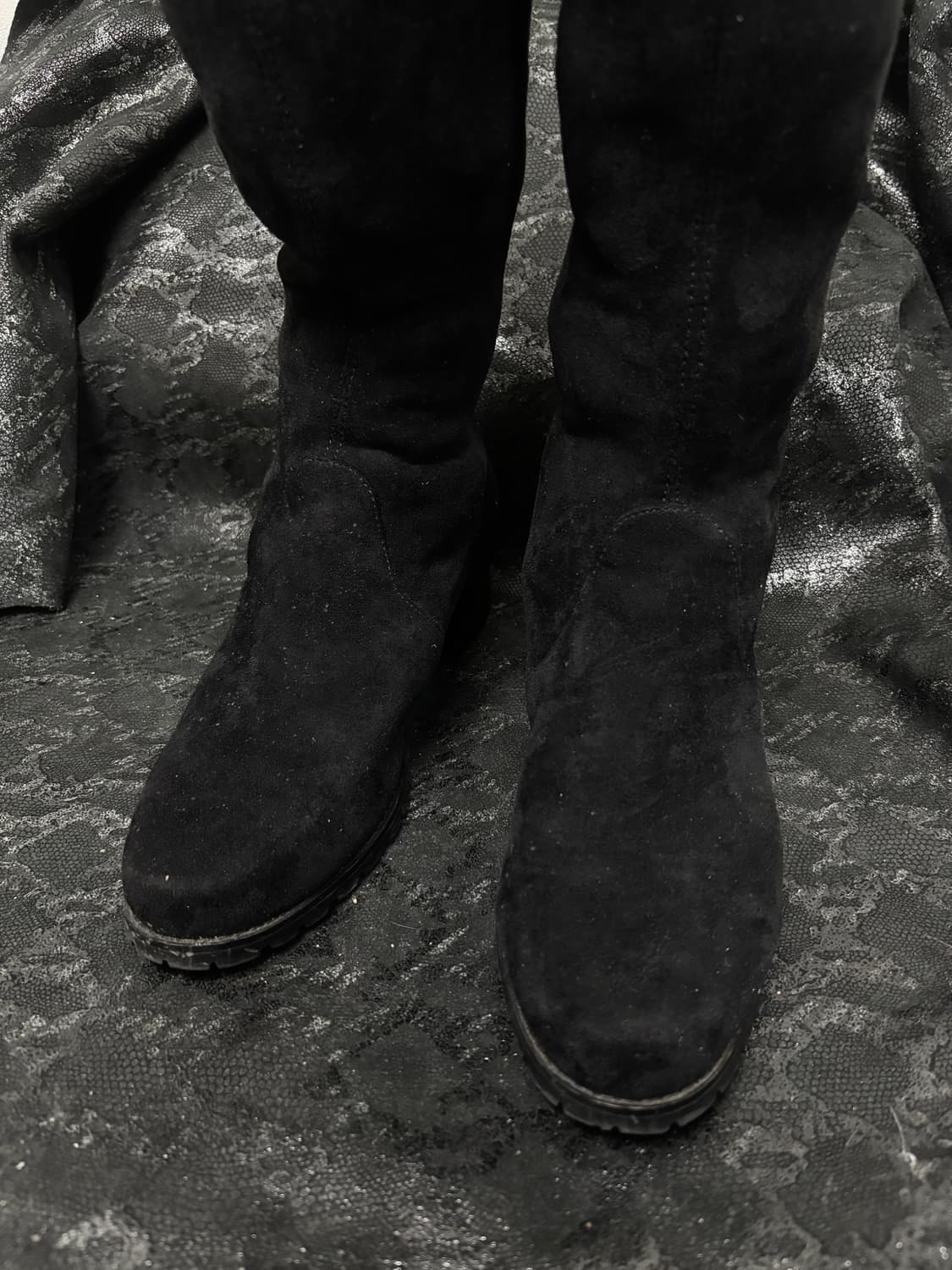 “Vintage” Minimal Mood Black Long Boots 상품이미지2