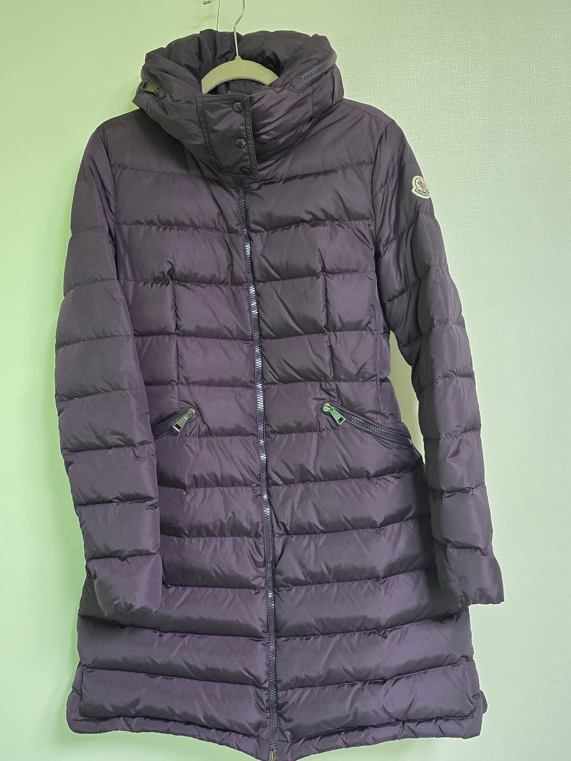 몽클레어 플라메뜨 버건디 롱패딩 1사이즈 상품이미지1