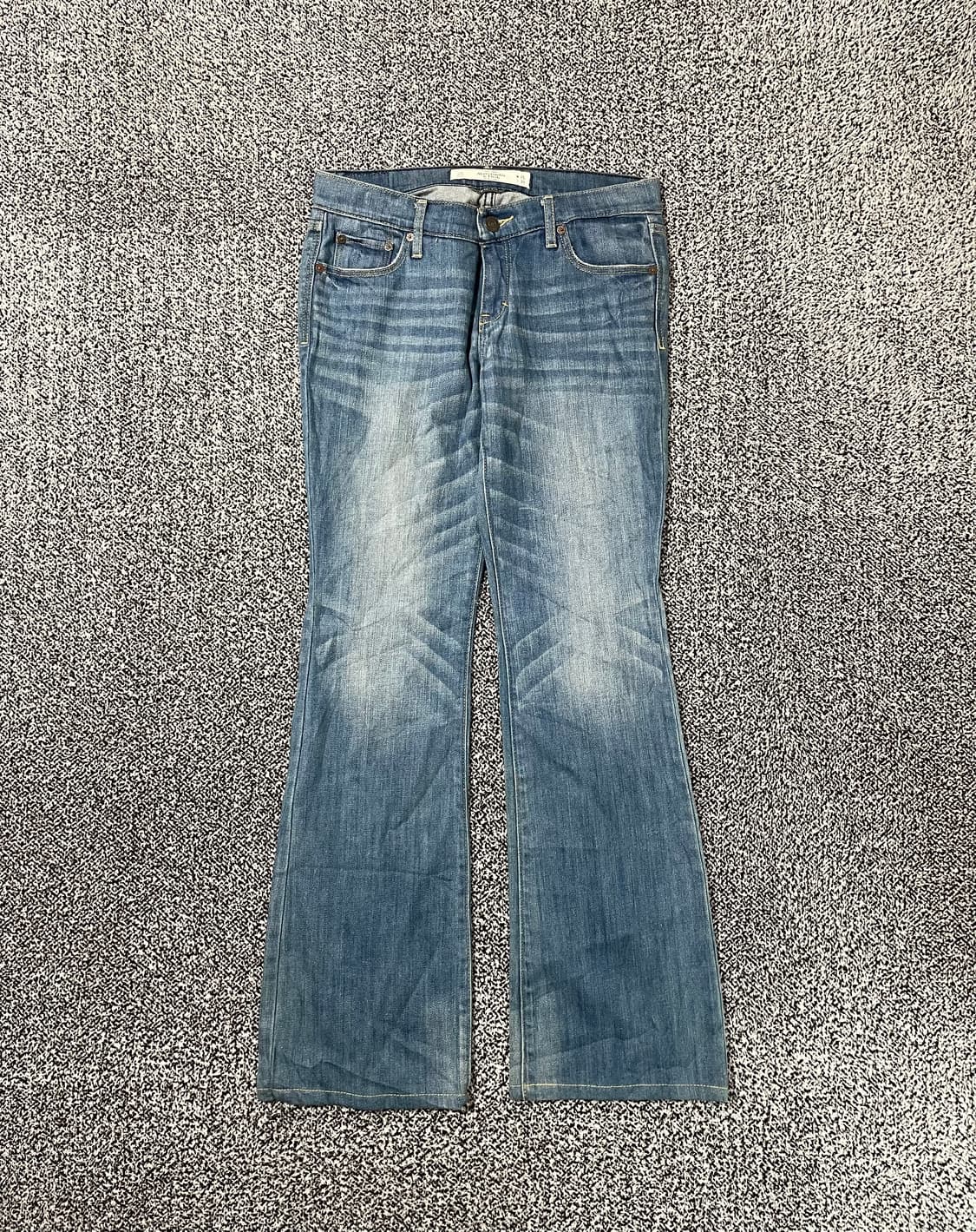 빈티지9. 아베크롬비 앤 피치 로우라이즈 Y2K 부츠컷 데님팬츠 청바지 상품이미지1