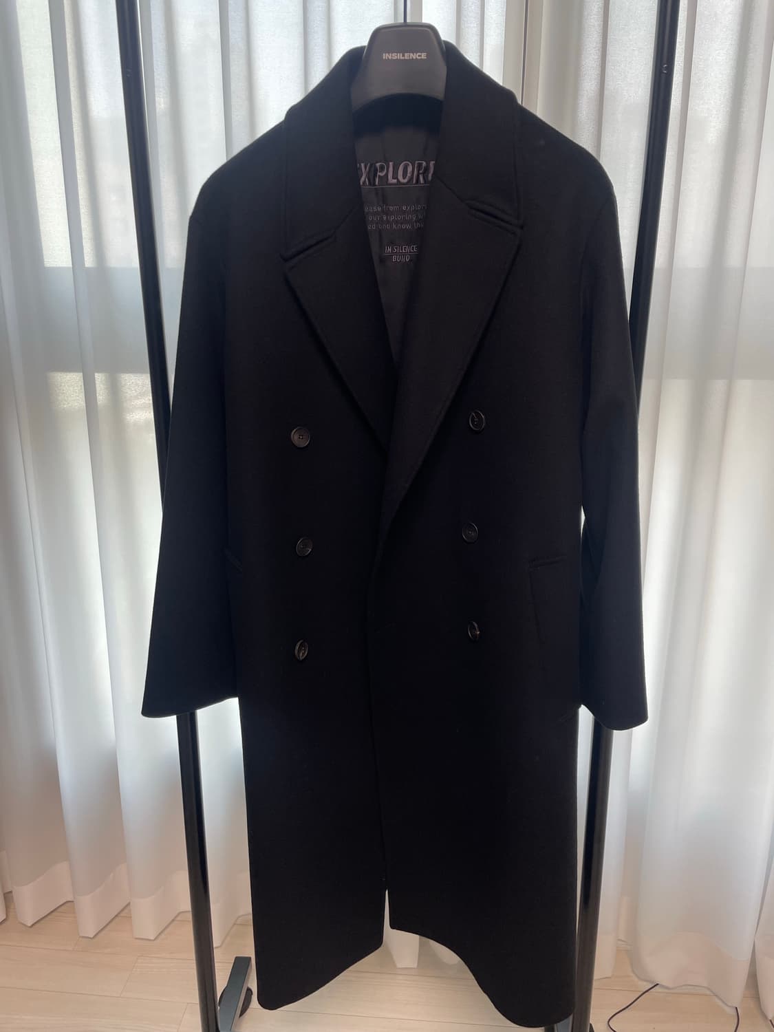 분트x인사일런스 강동원 배정남 코트 상품이미지1