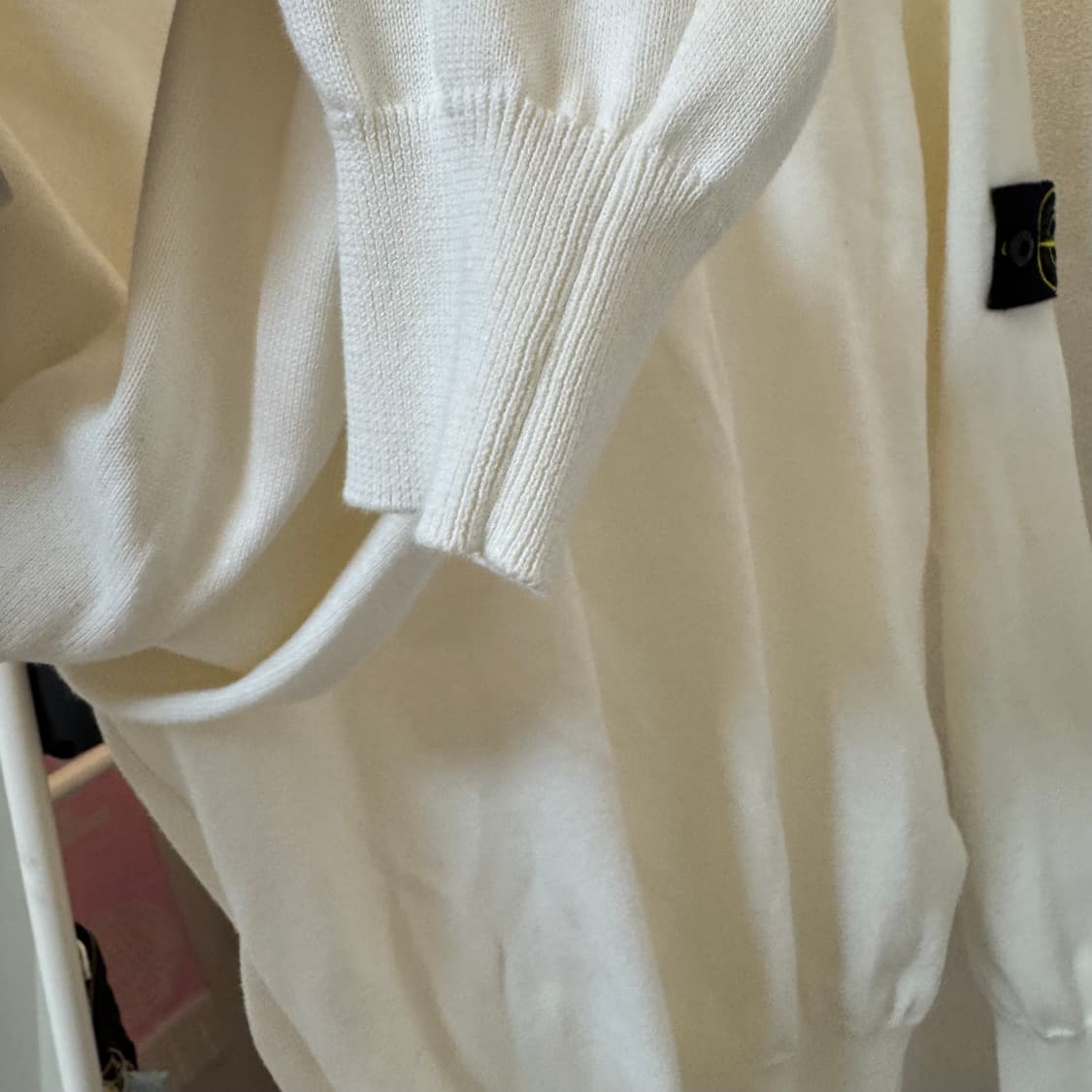 스톤아일랜드 화이트 니트 맨투맨 s 상품이미지6