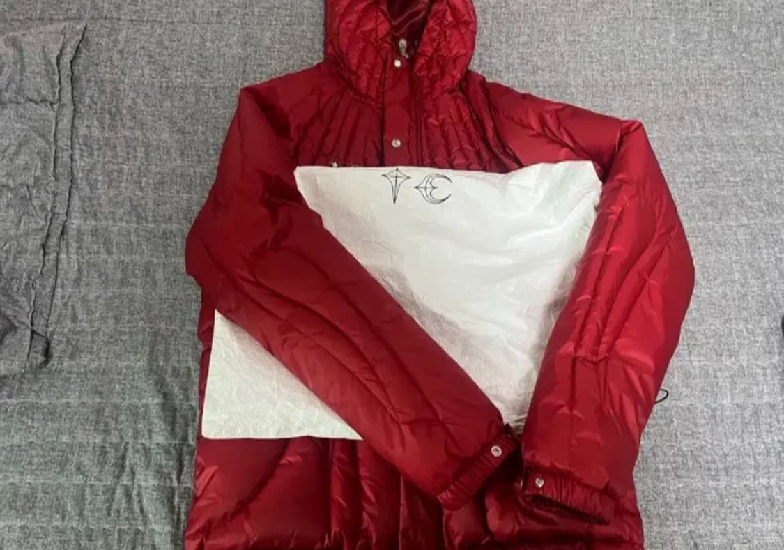 (S)떠그클럽 케이브 다운 패딩 레드 상품이미지3