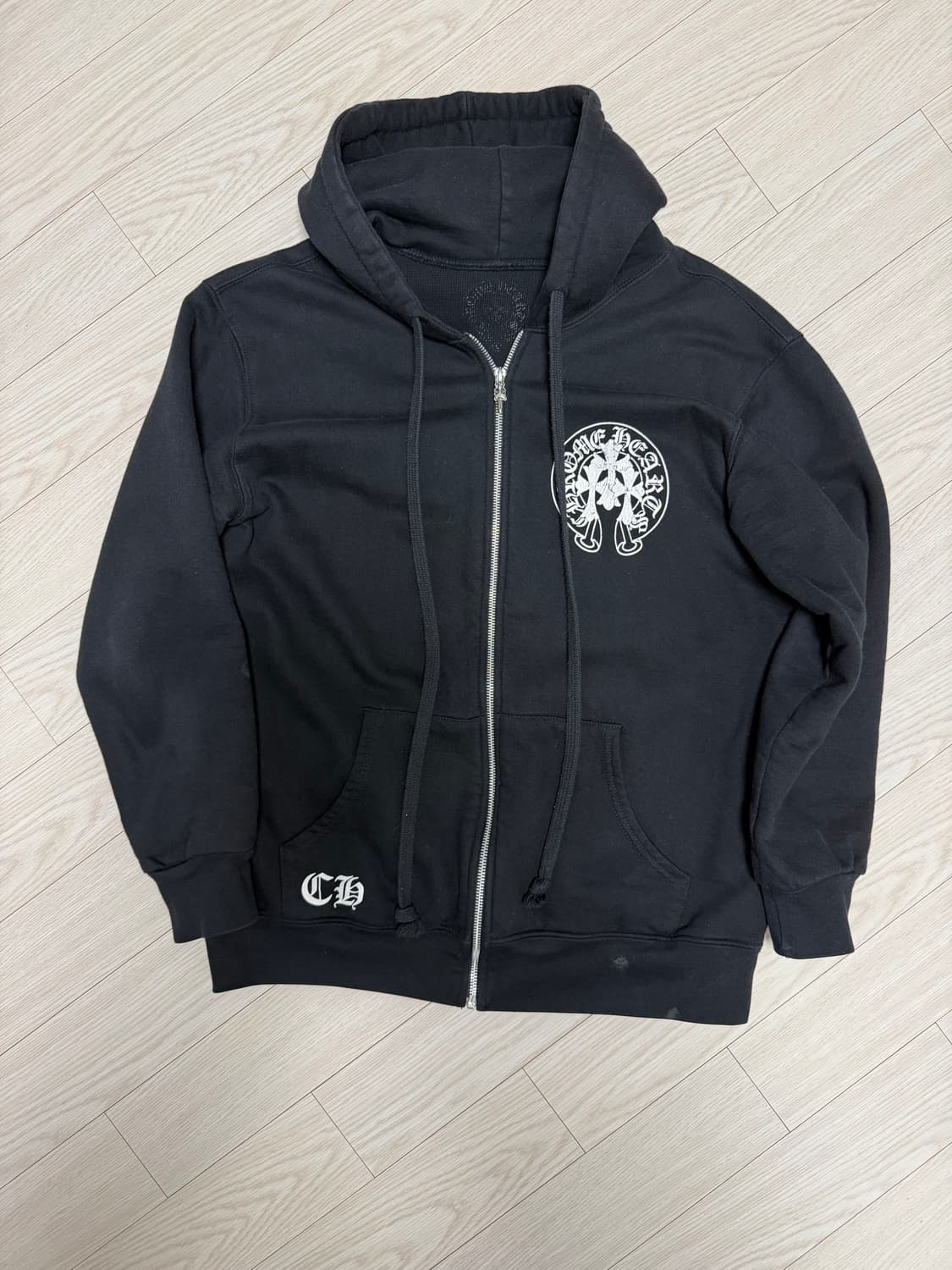 크롬하츠 크로스 홀스슈 후드집업 사이즈 L 상품이미지1