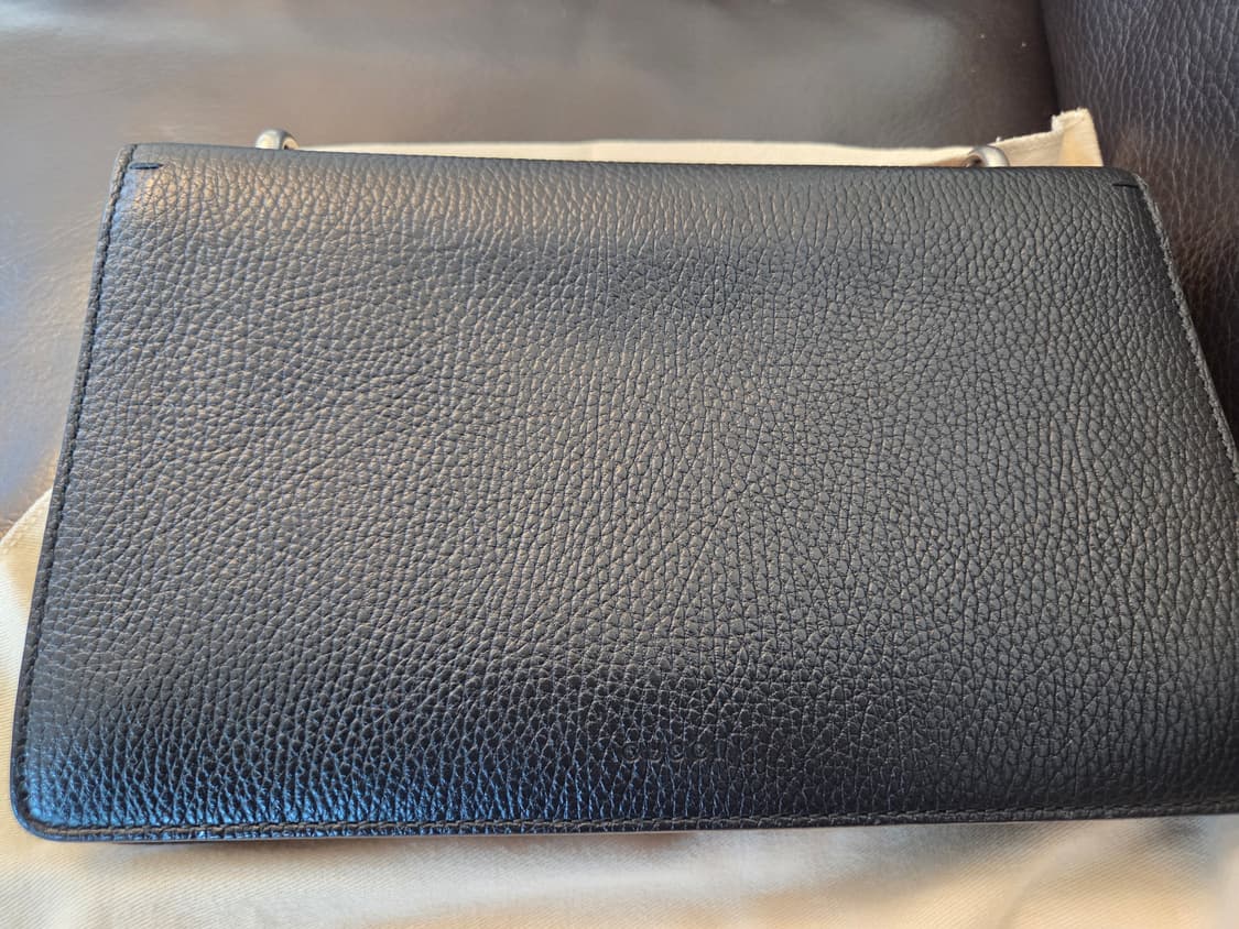 구찌 디오니서스 레더 크리스탈 체인 숄더백스몰 네이비 상품이미지5