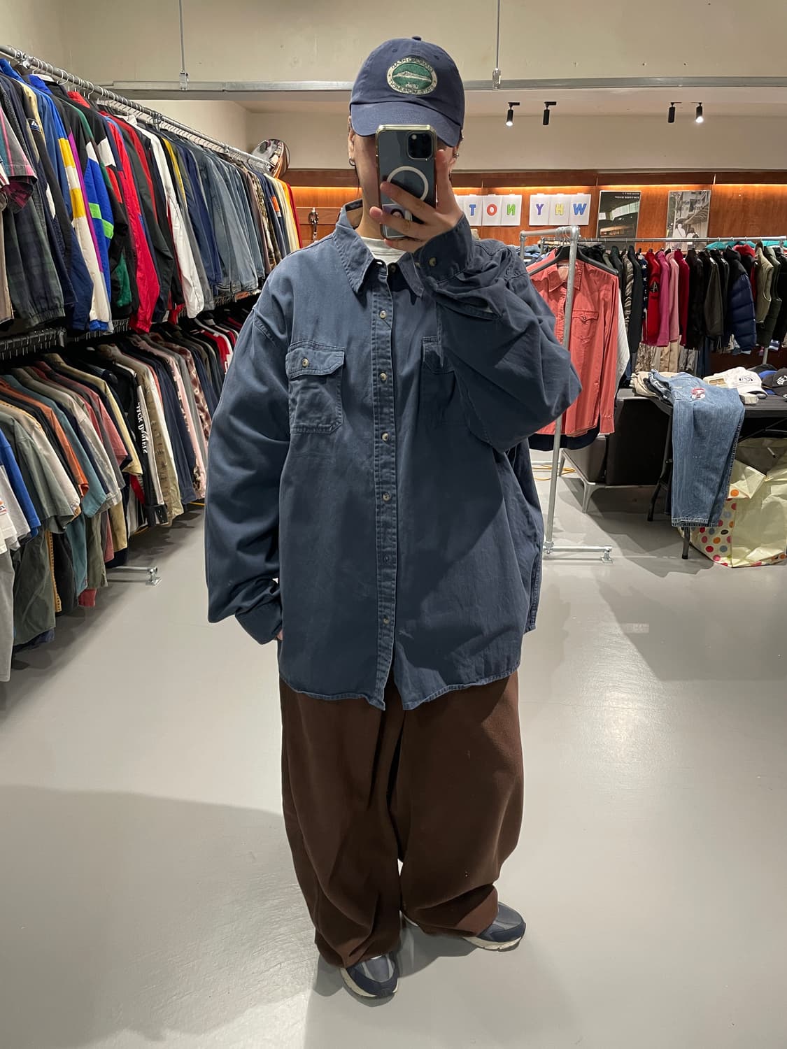 랭글러 오버사이즈 워크 셔츠  상품이미지4