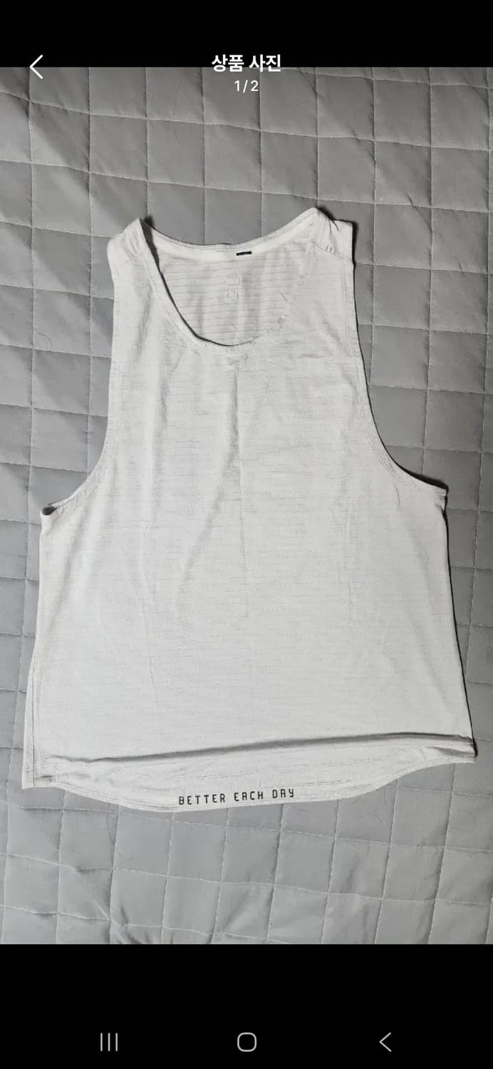 룰루레몬 라이선스 투 트레인 탱크 xl(화이트) 상품이미지2