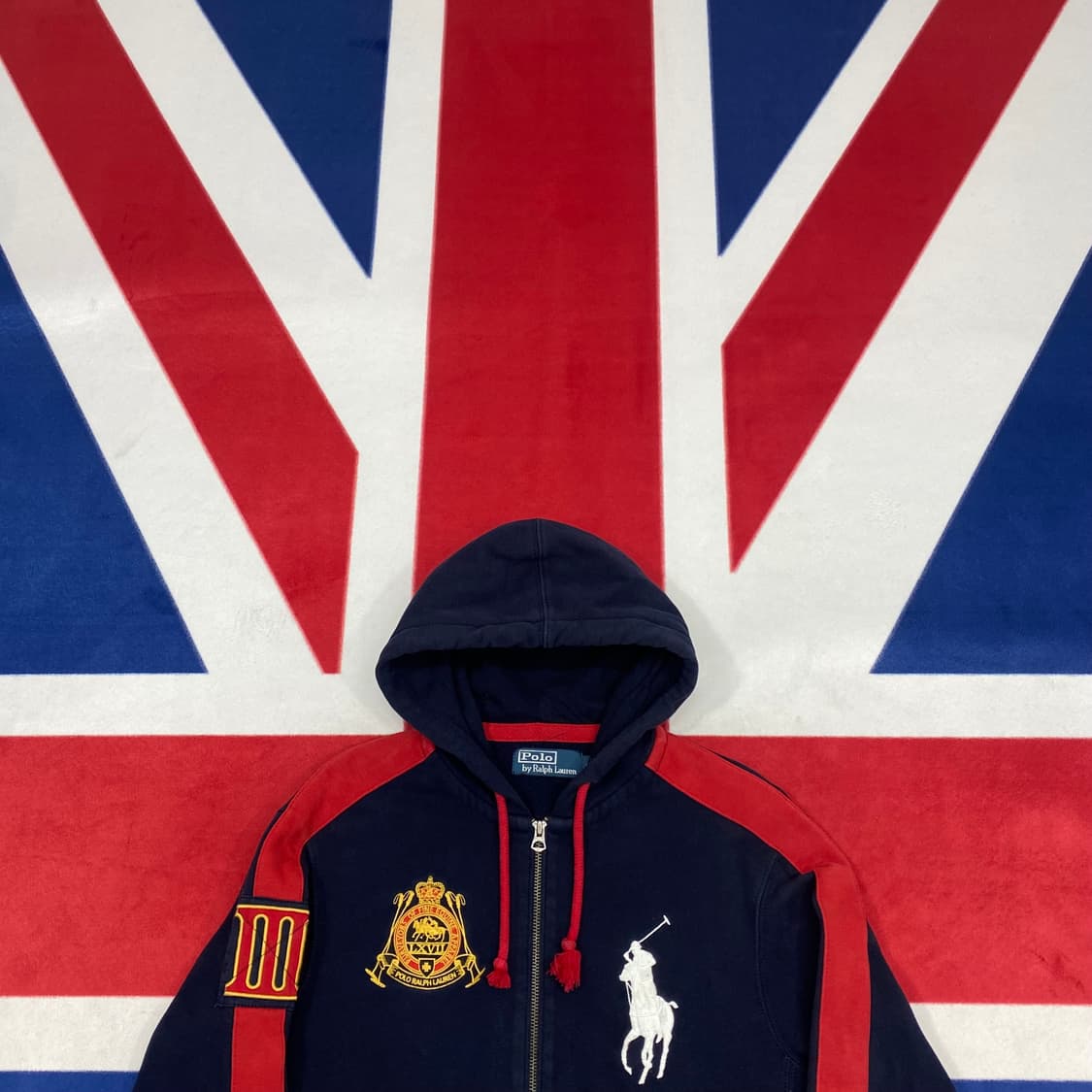 폴로 빅포니 후드집업 XS실측S 상품이미지2