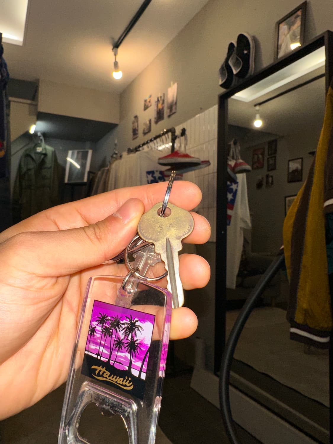 60-80’s Hawaiian bottle opener keyring 상품이미지5