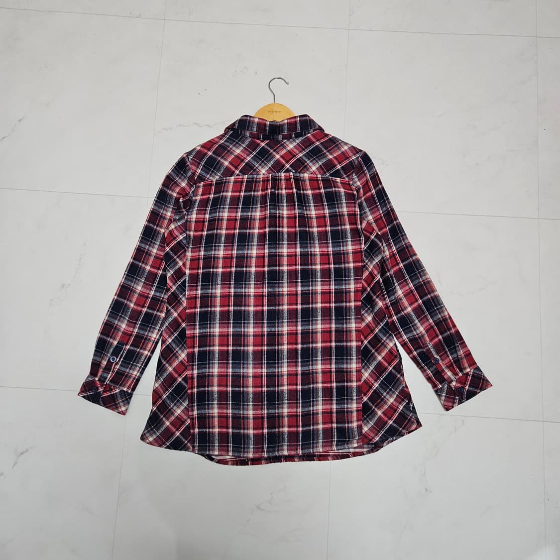 Oscope JPN 일본빈티지 풀오버 체크 블라우스 상품이미지4