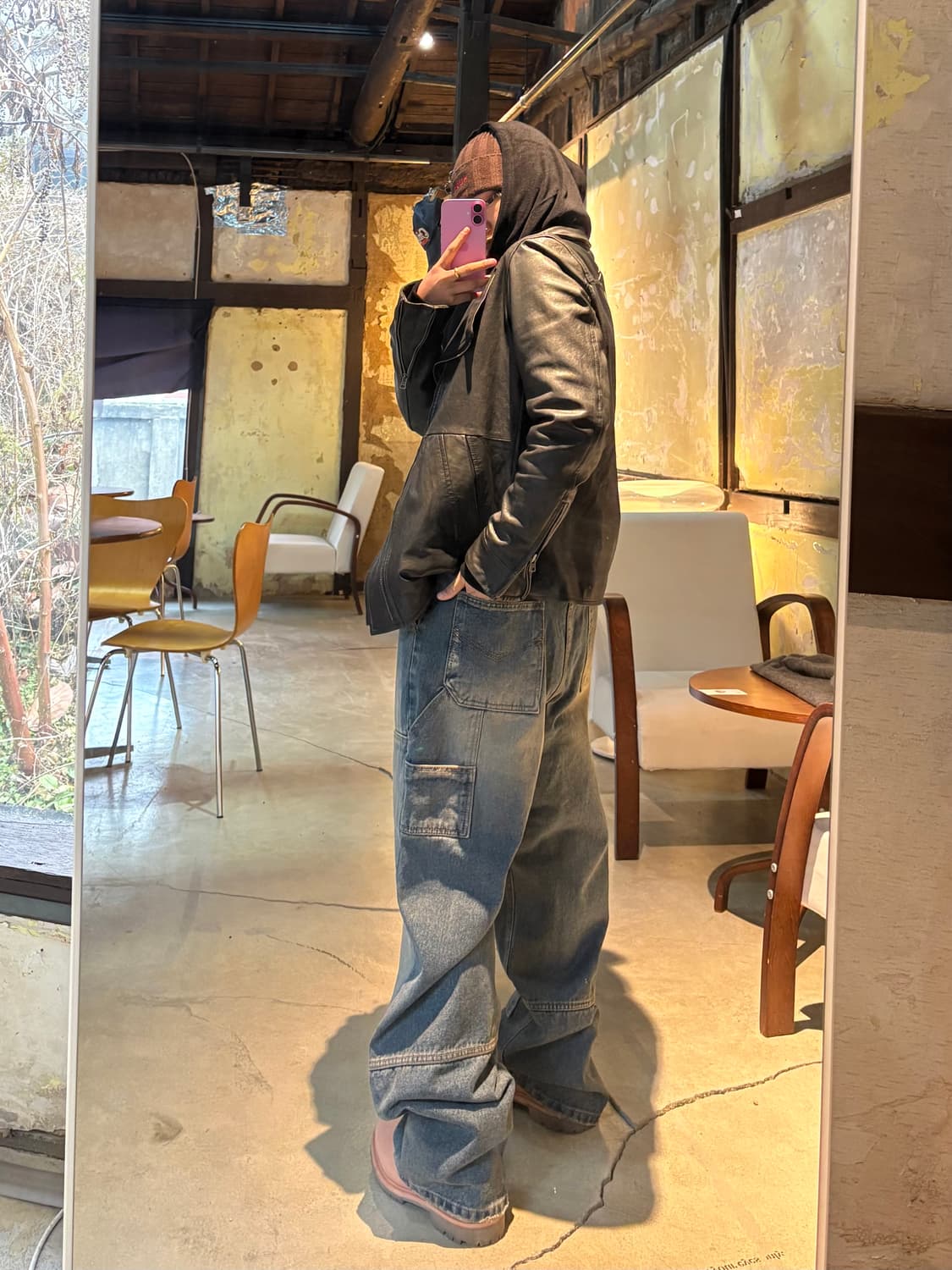 더블니 카펜터 데님 팬츠 상품이미지1