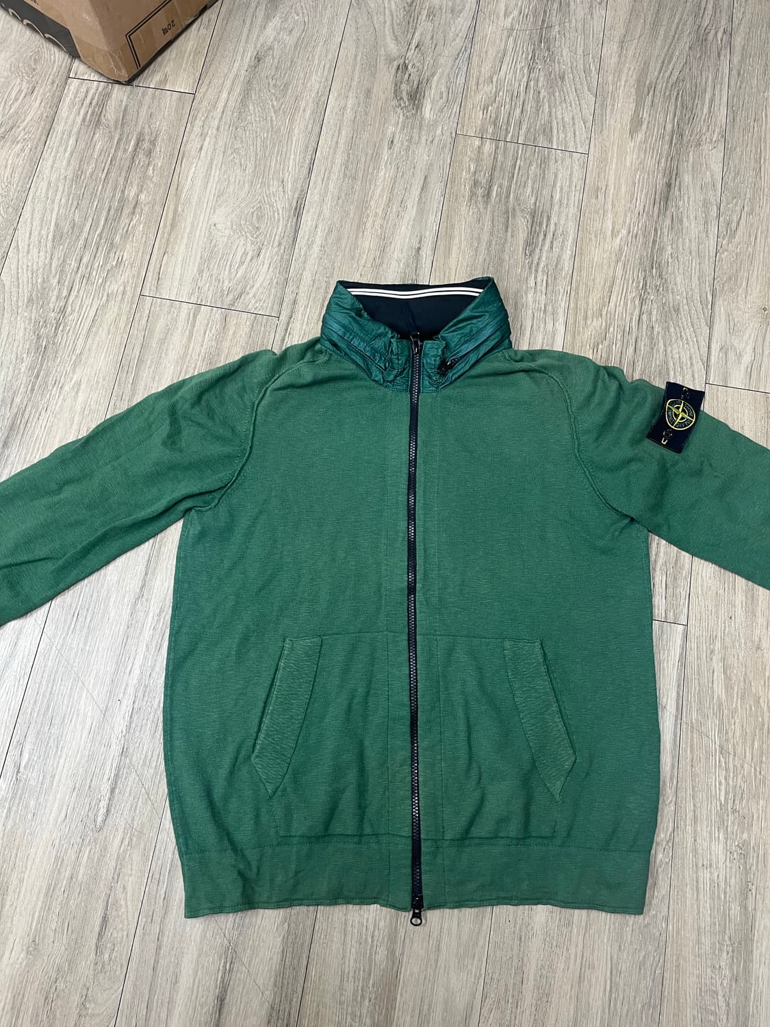 스톤아일랜드 후드집업 그린 XL 상품이미지1