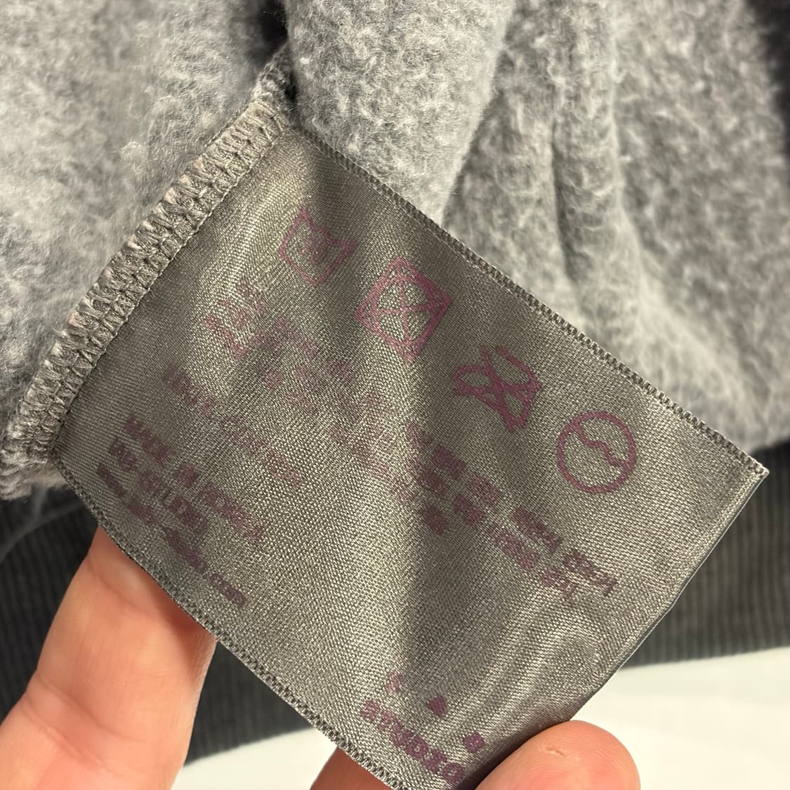 [S] IAB STUDIO 아이앱스튜디오 후드티 피그먼트 챠콜 B559 상품이미지9