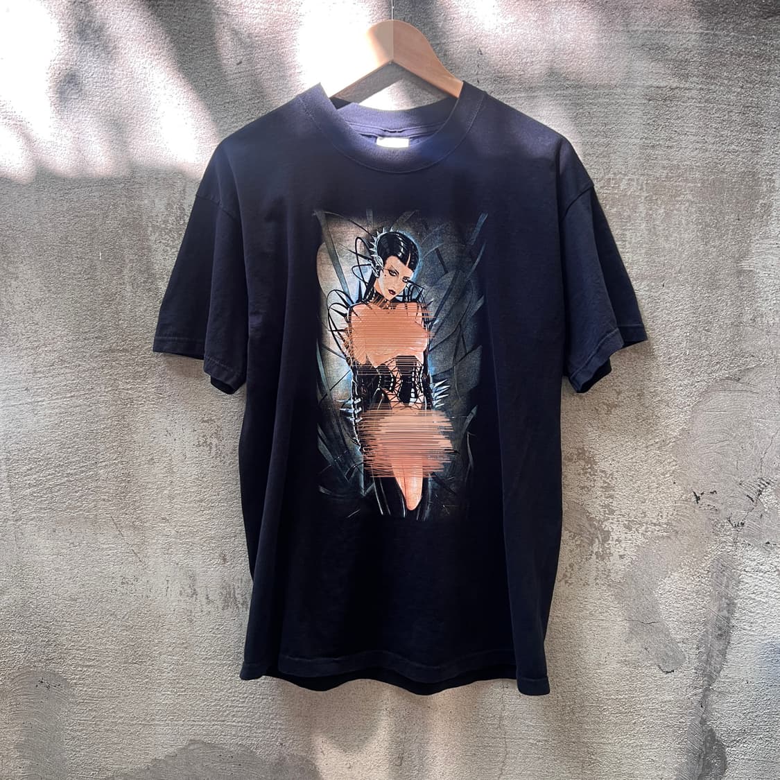 90‘s 부트렉 반팔 티셔츠 블랙 상품이미지1