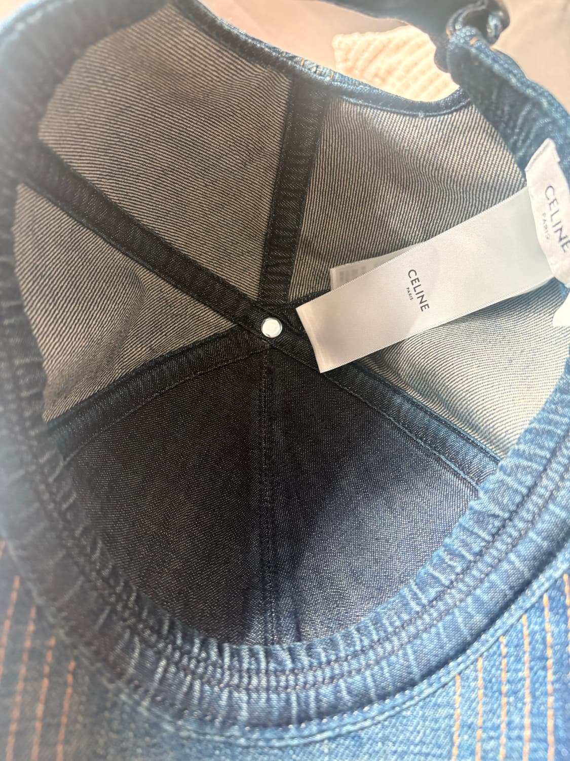 셀린느 데님 볼캡 라지 대두 롯데 백화점구입 상품이미지3