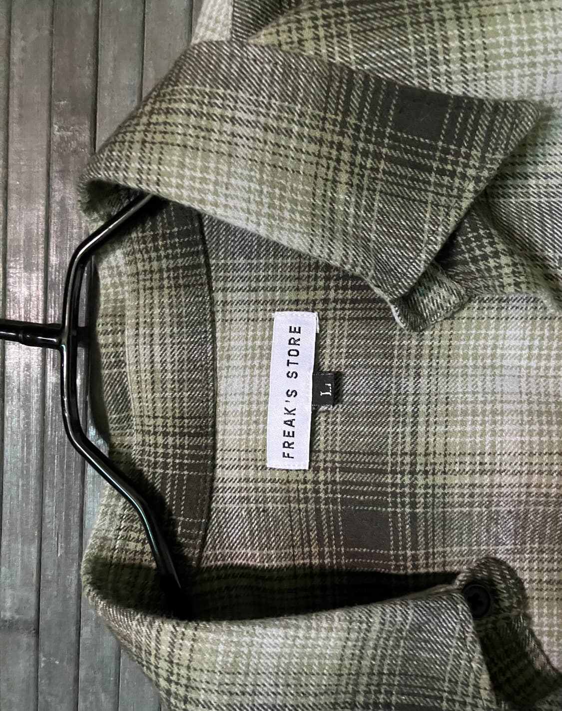 Gray green ombre over shirts 상품이미지3