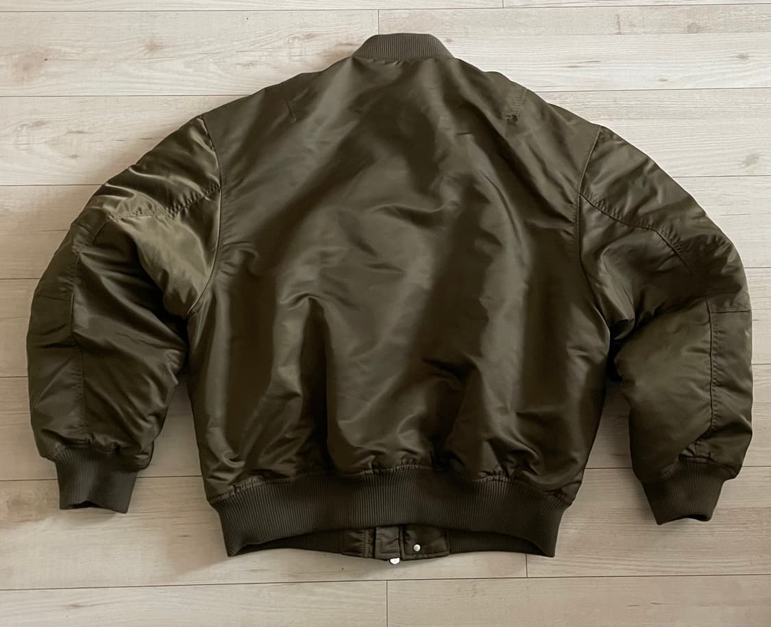 [S] 자라 오버사이즈 핏 봄버 자켓 카키 상품이미지3