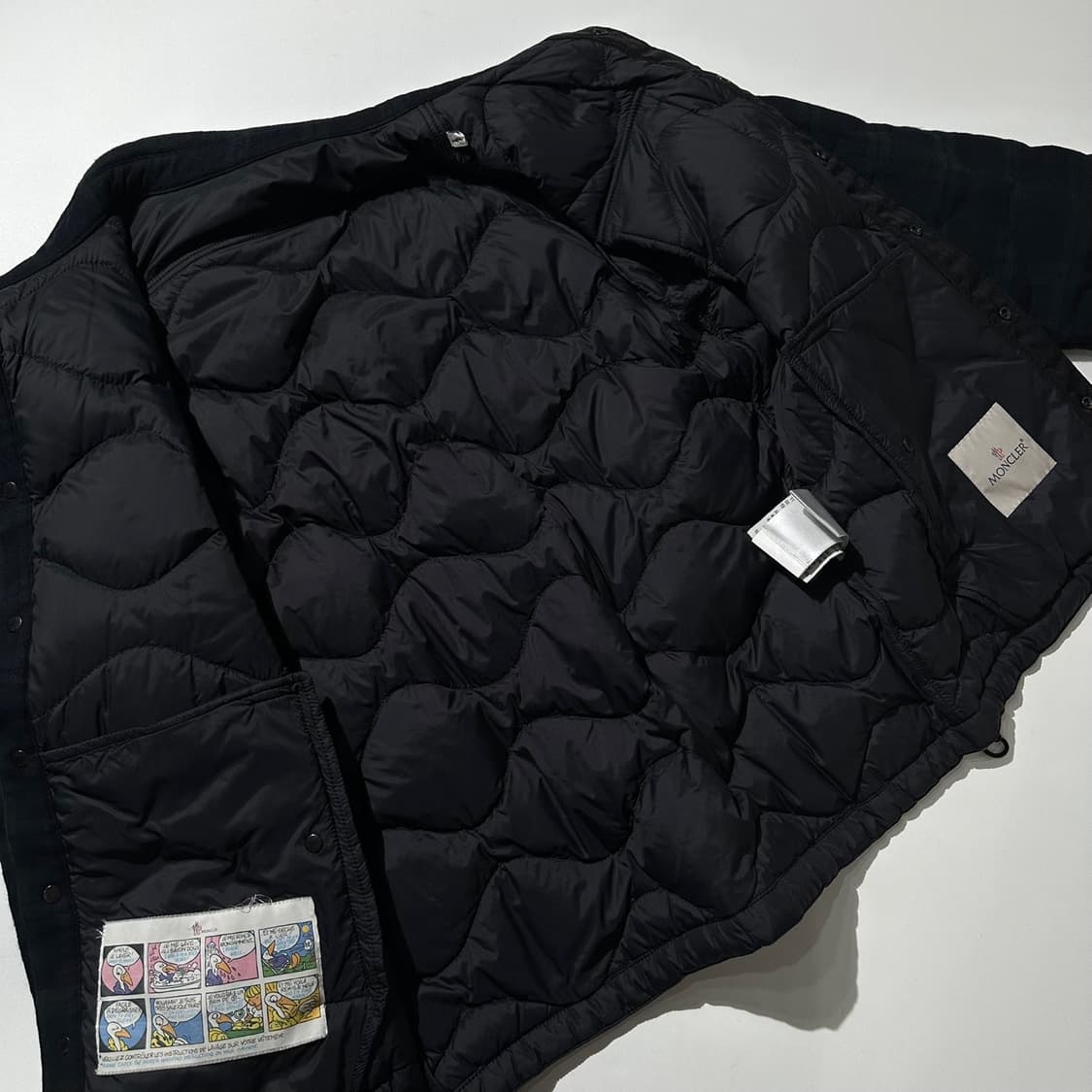 (매장판) 몽클레어 블랙와치 울 체크 구스다운 퀼팅 패딩 자켓 상품이미지8