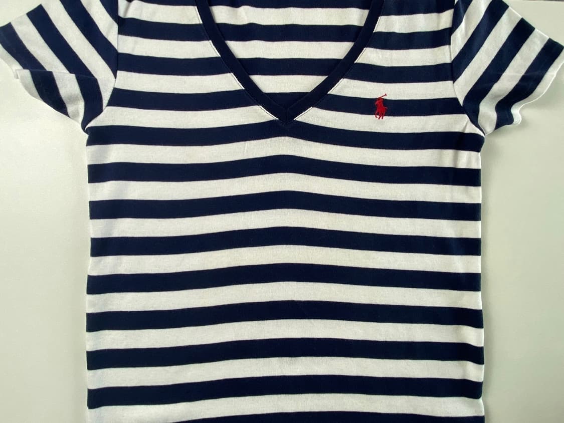 폴로 랄프로렌 브이넥 반팔 니트 L 상품이미지3