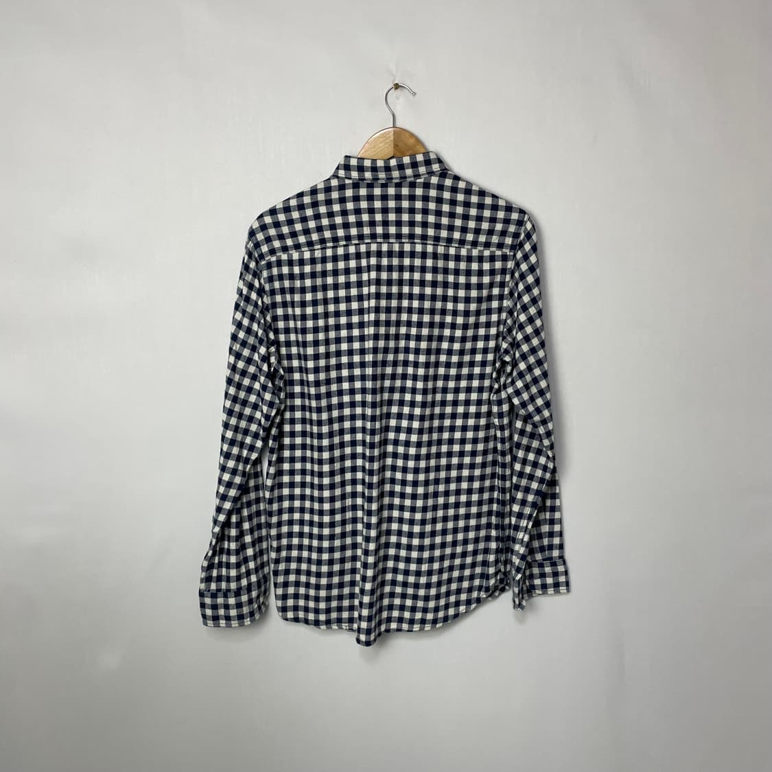 Lee 리 깅엄 체크 셔츠 남방 긴팔 일본 빈티지 셔츠 네이비 상품이미지5